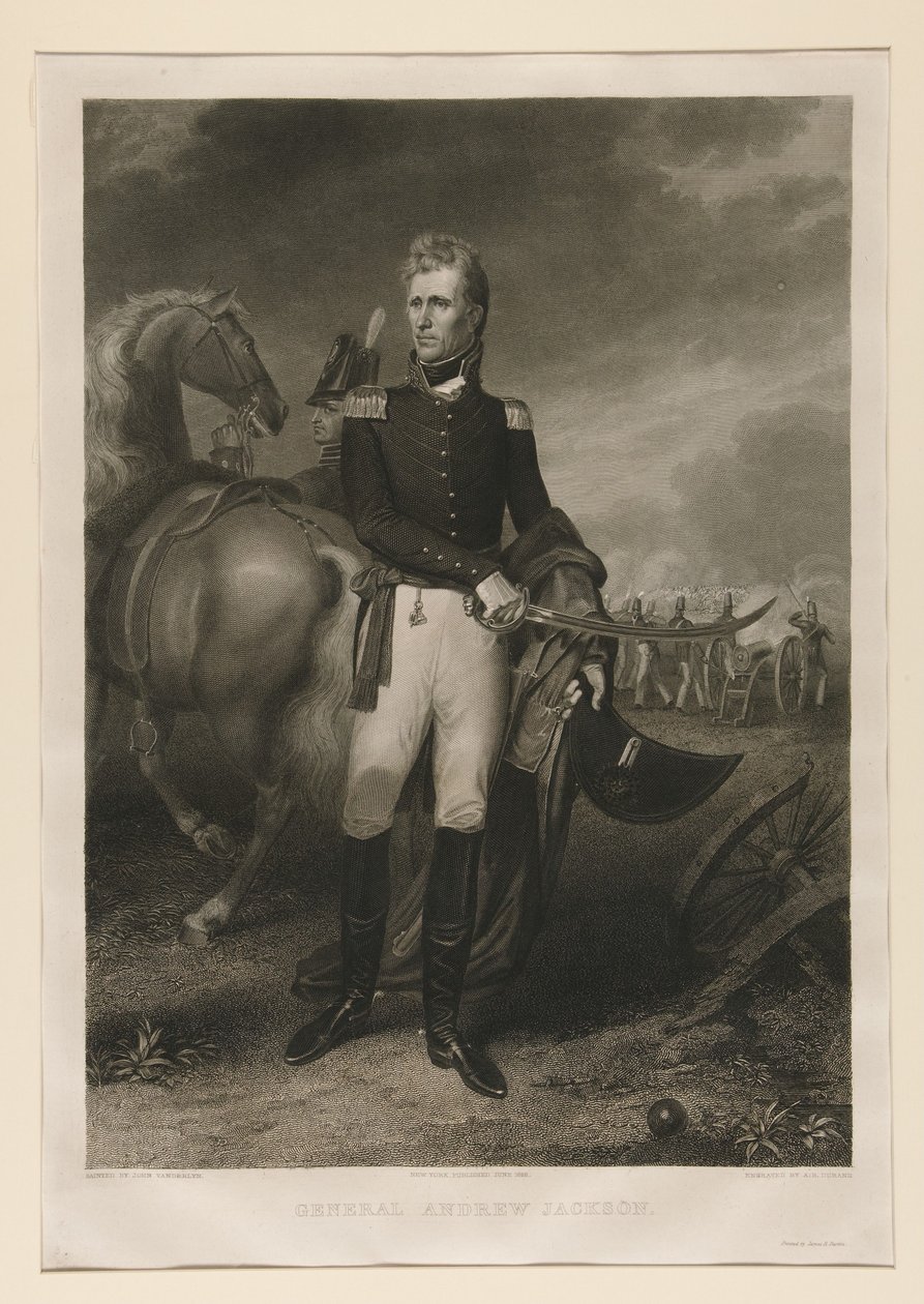 Generaal Andrew Jackson door Asher Brown Durand