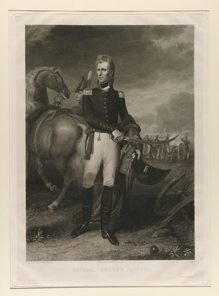 Generaal Andrew Jackson door Asher Brown Durand