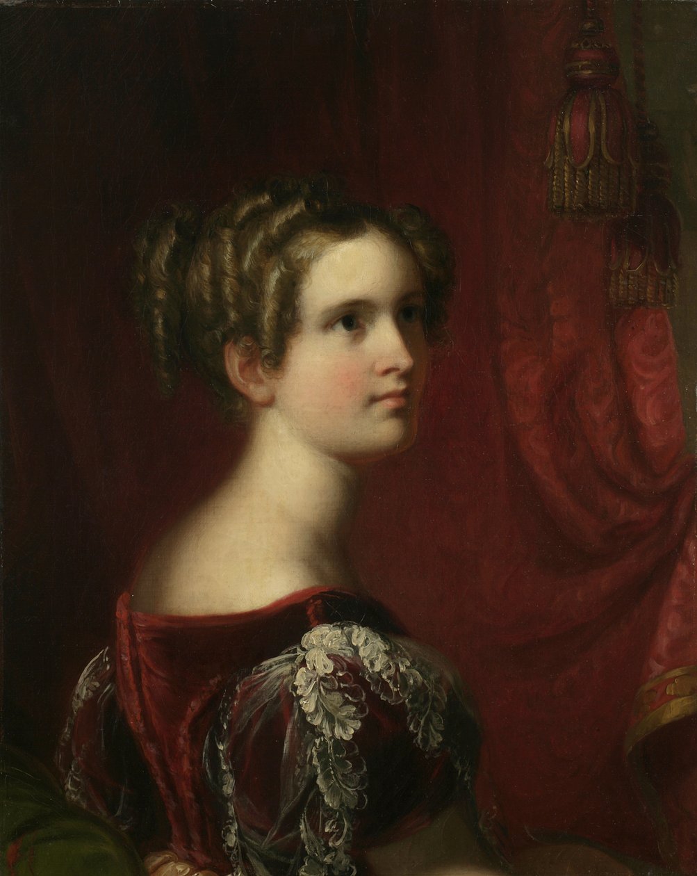 Ideaal Hoofd: Een Suggestie uit het Leven, 1836 door Asher Brown Durand