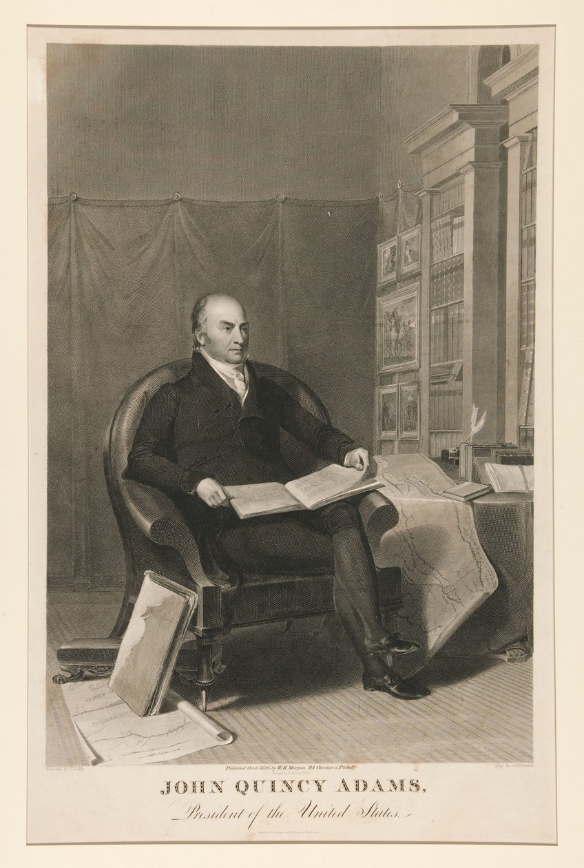 John Quincy Adams, president van de Verenigde Staten door Asher Brown Durand