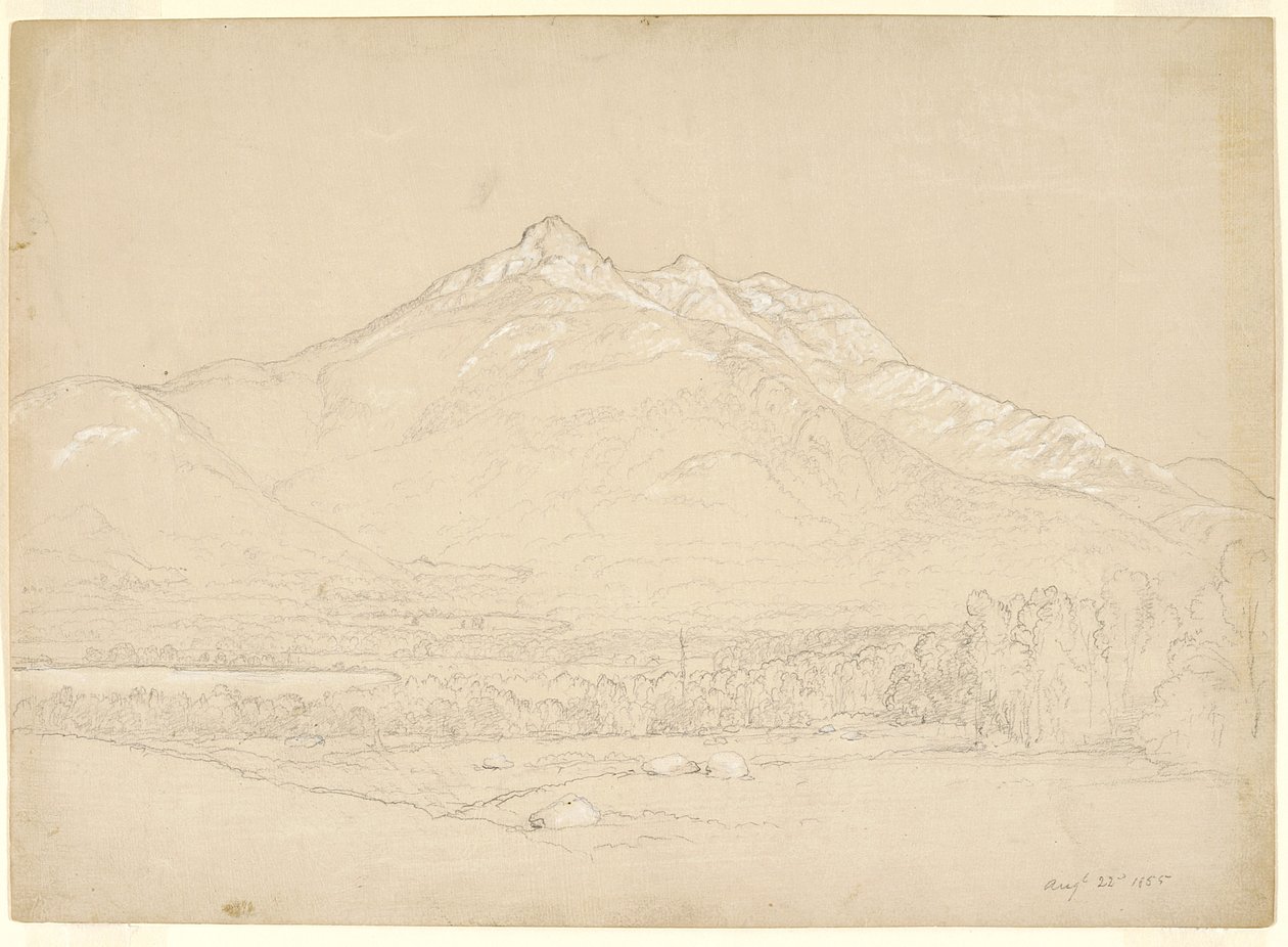Mount Chocorua, New Hampshire, 1855 door Asher Brown Durand