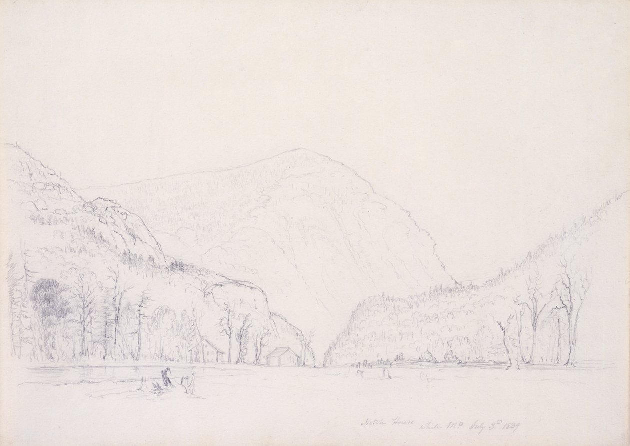 Notch House, White Mountains, New Hampshire door Asher Brown Durand