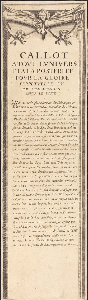 Het beleg van La Rochelle [plaat 4 van 16; set omvat 1952.8.97-112] door Assistant of Jacques Callot
