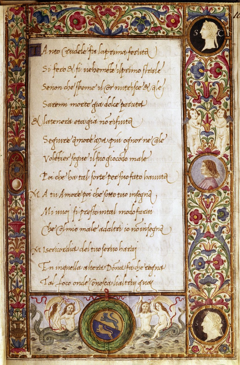 Pagina uit het manuscript van 