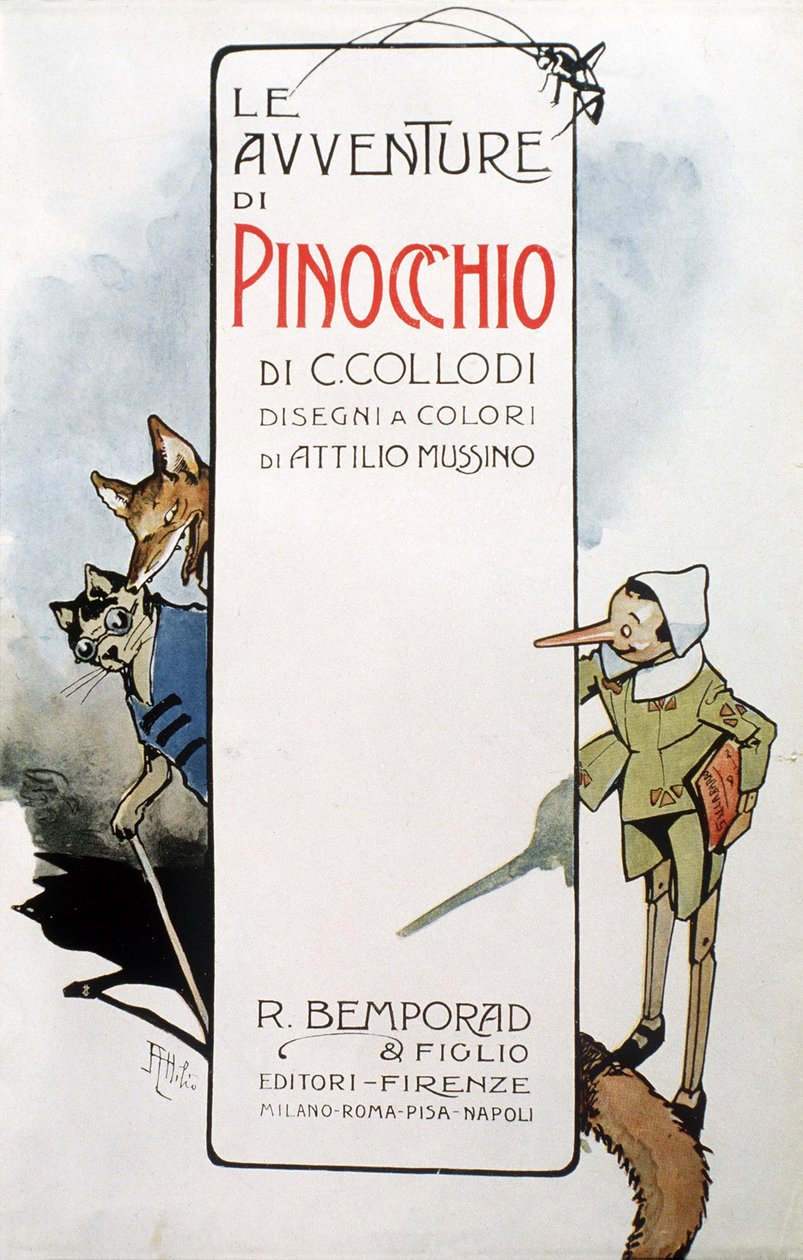 De avonturen van Pinokkio (Frontispice) door Attilio Mussino