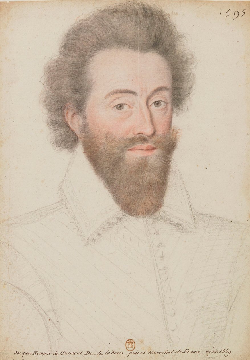 Jacques Nompar de Caumont - 1595 door attributed to François Quesnel