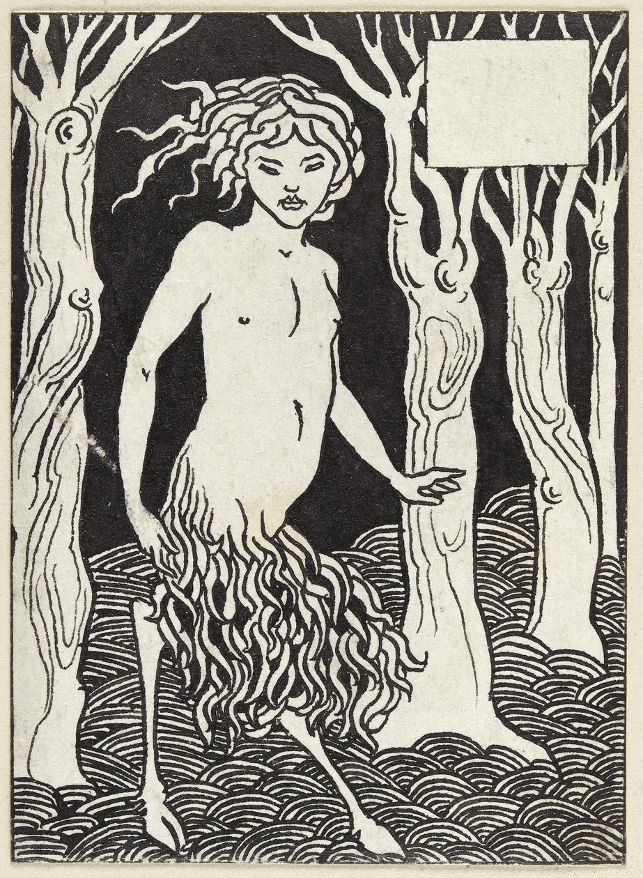 Een faun door Aubrey Beardsley