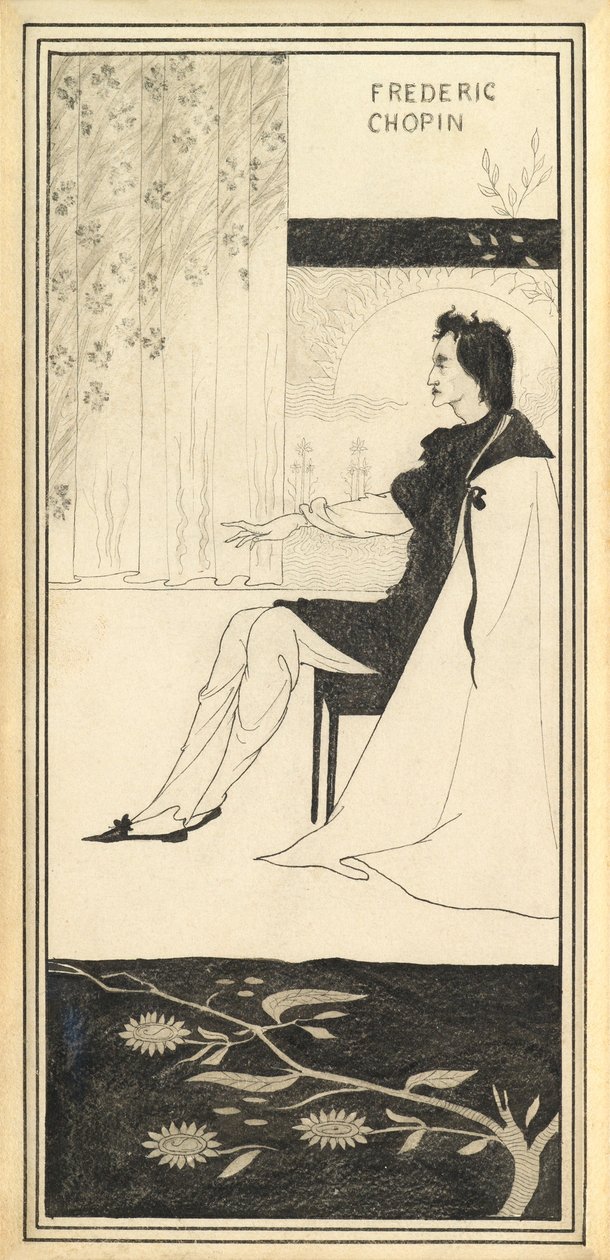Frederic Chopin door Aubrey Beardsley