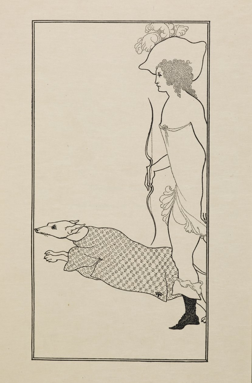 Atalanta, uit een Boek van Vijftig Tekeningen door Aubrey Beardsley