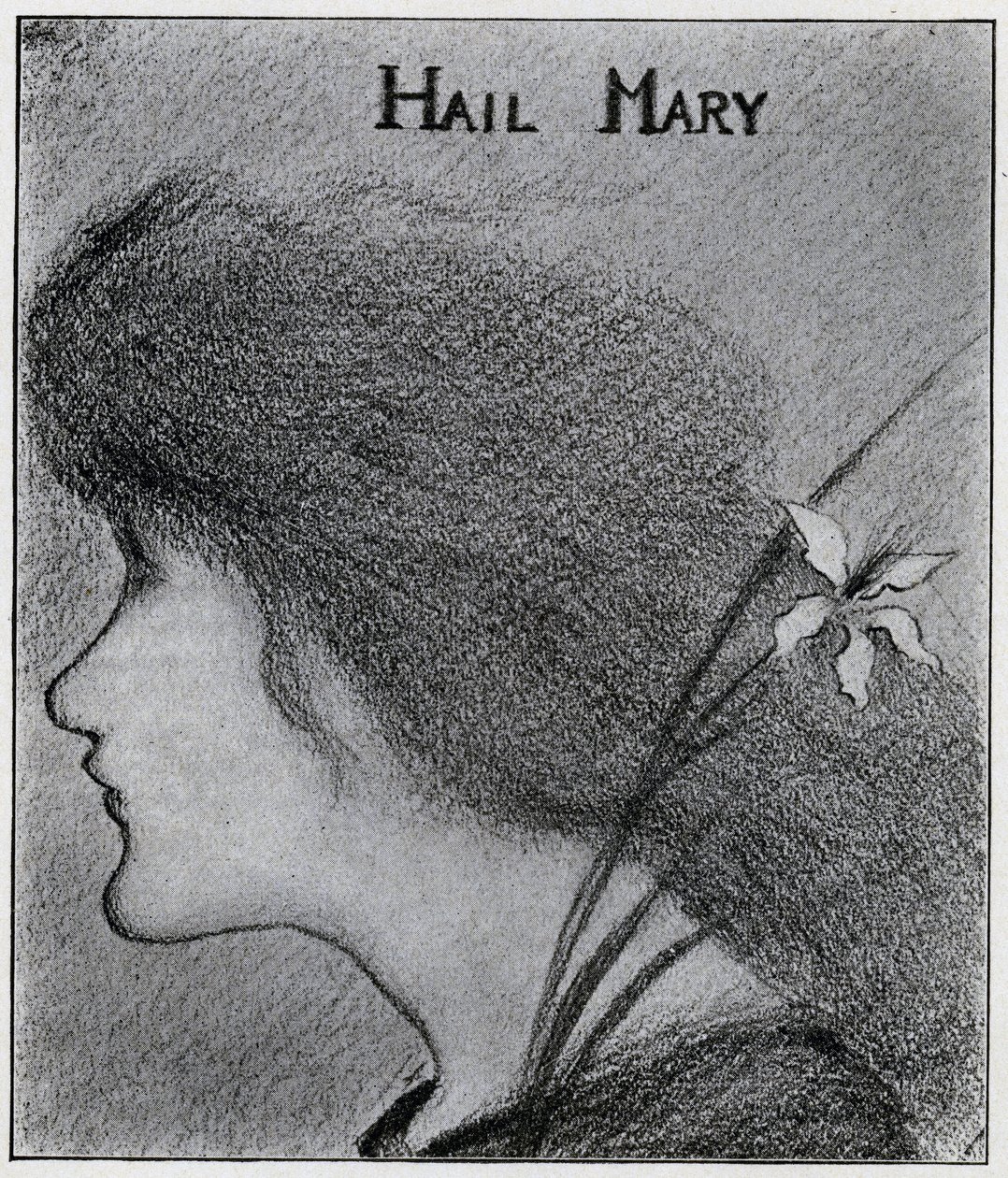 Wees gegroet Maria door Aubrey Beardsley