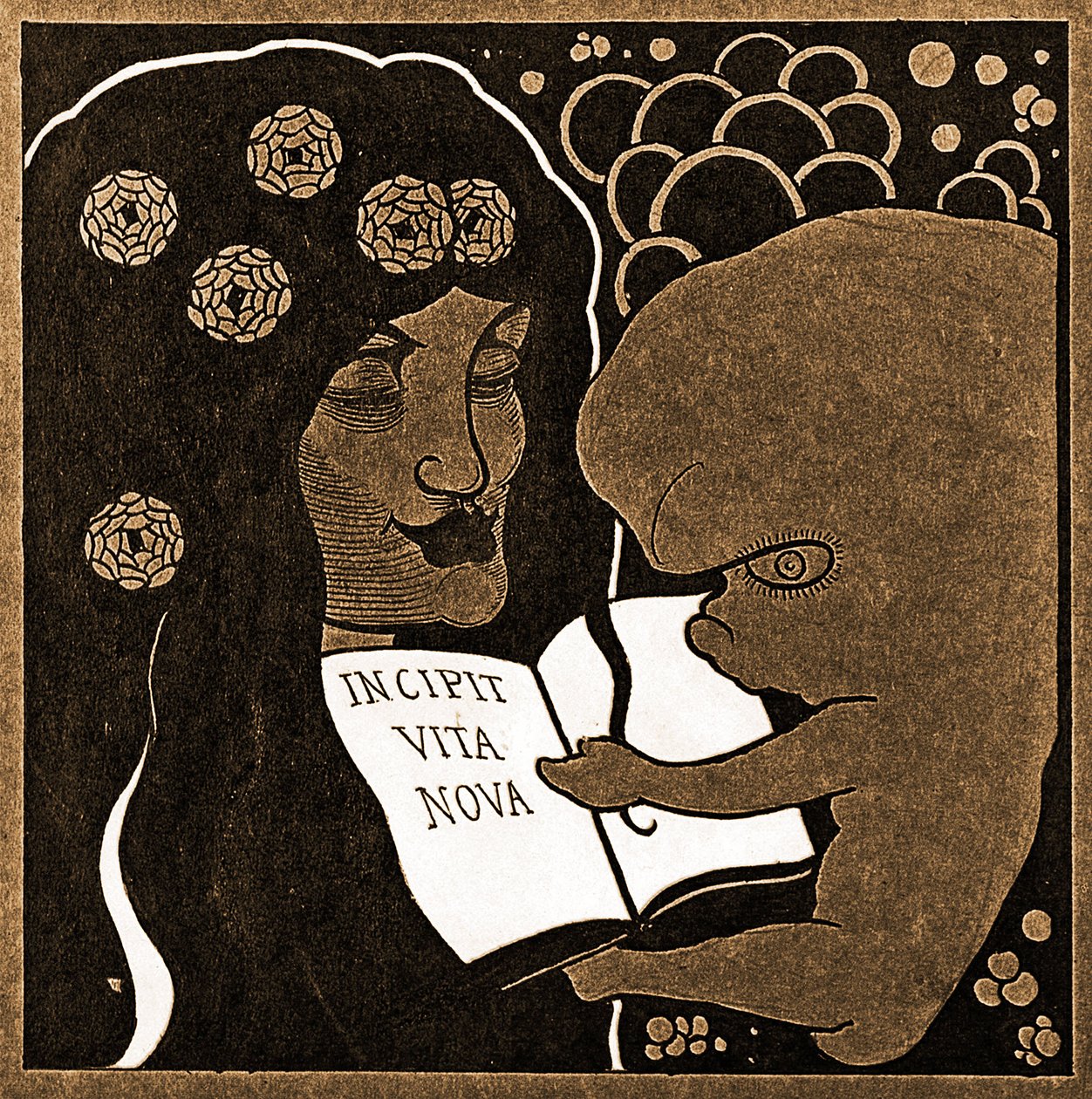 Incipit Vita Nova: Hier begint een nieuw leven, 1893 door Aubrey Beardsley