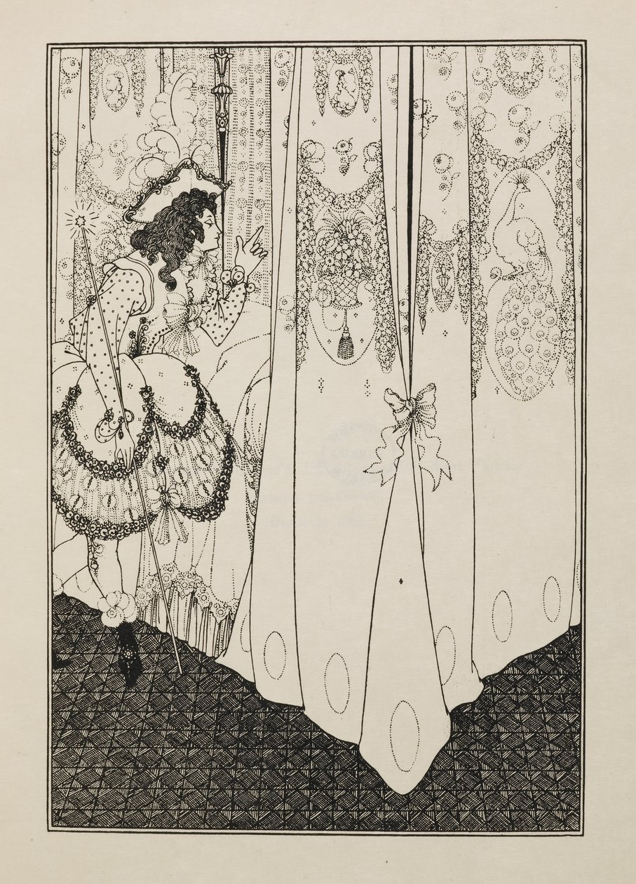 De Droom uit een boek met vijftig tekeningen door Aubrey Beardsley