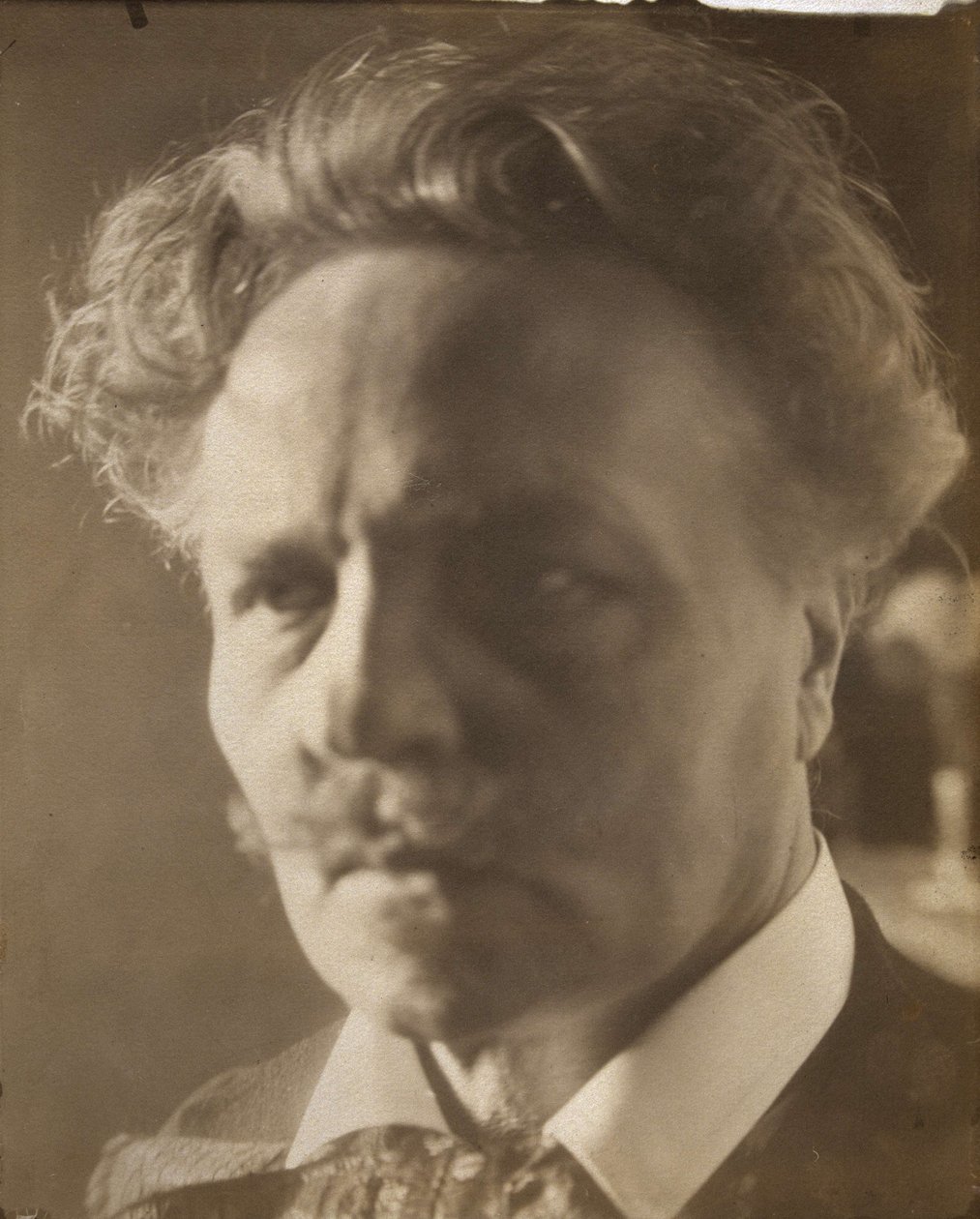 Zelfportret van August Strindberg door August Johan Strindberg
