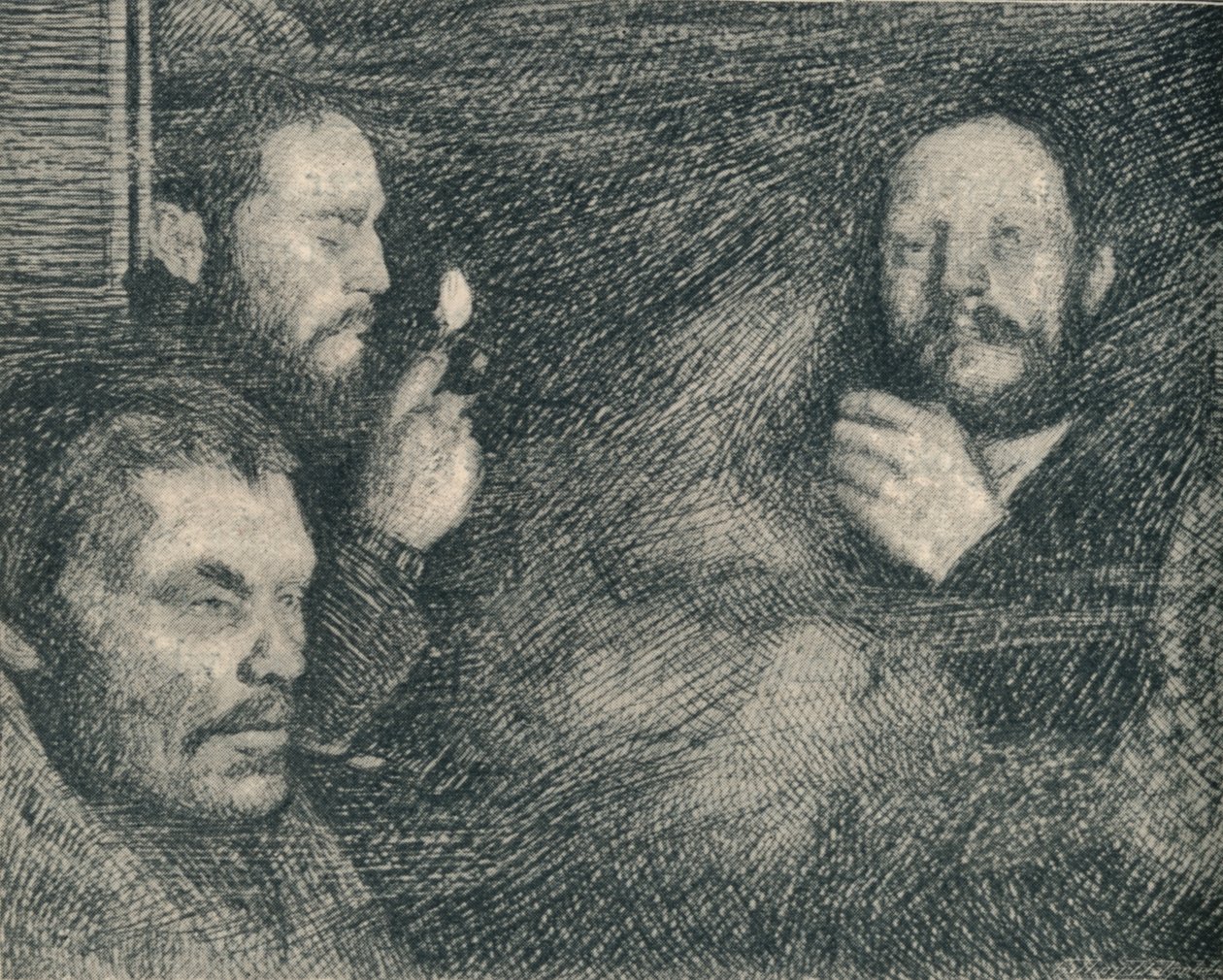 Een rook in de kombuis van de Fram, ca. 1893-1896, 1897 door August Eiebakke