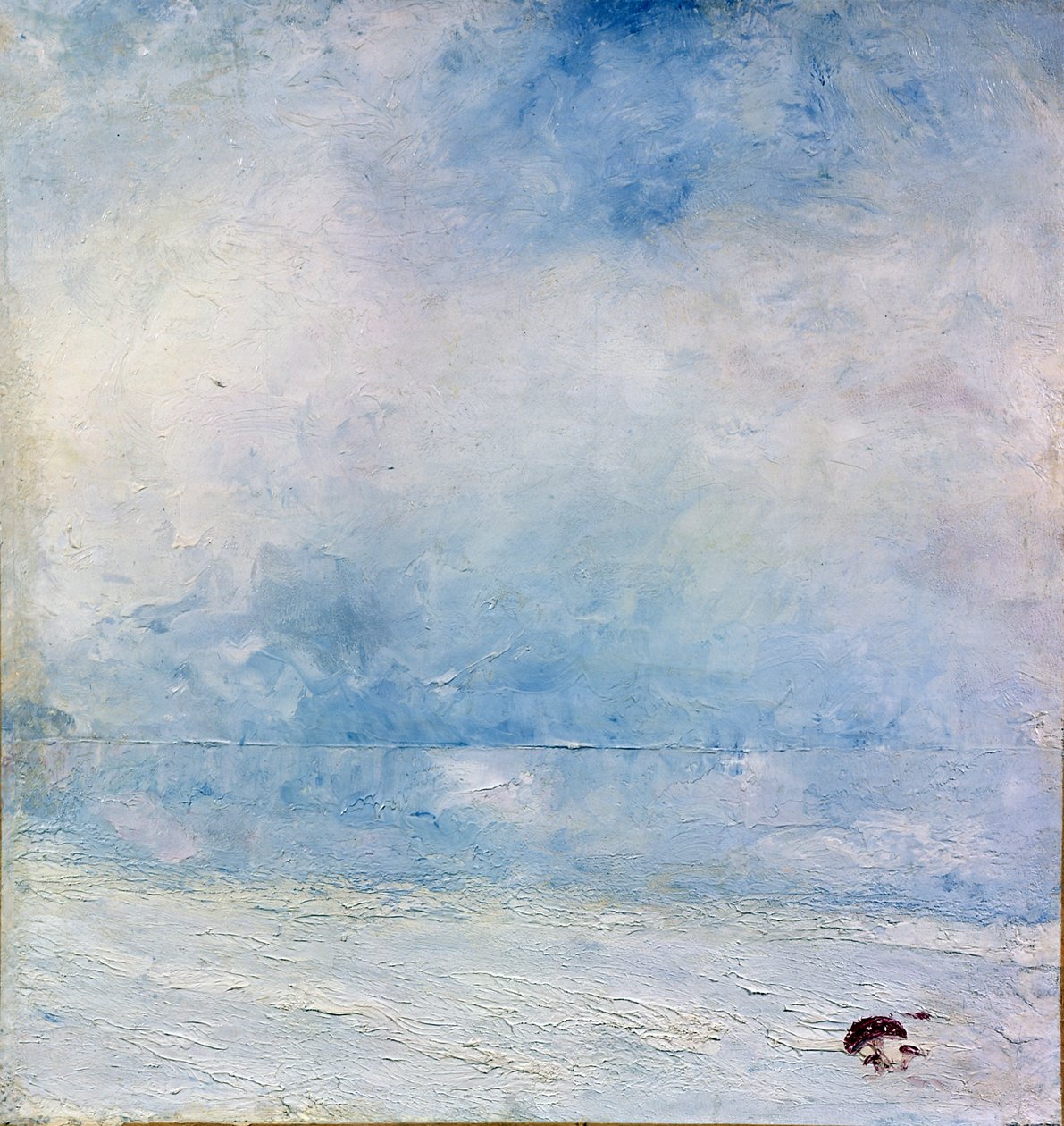 Eenzame paddenstoel (kleine paddenstoel) door August Johan Strindberg