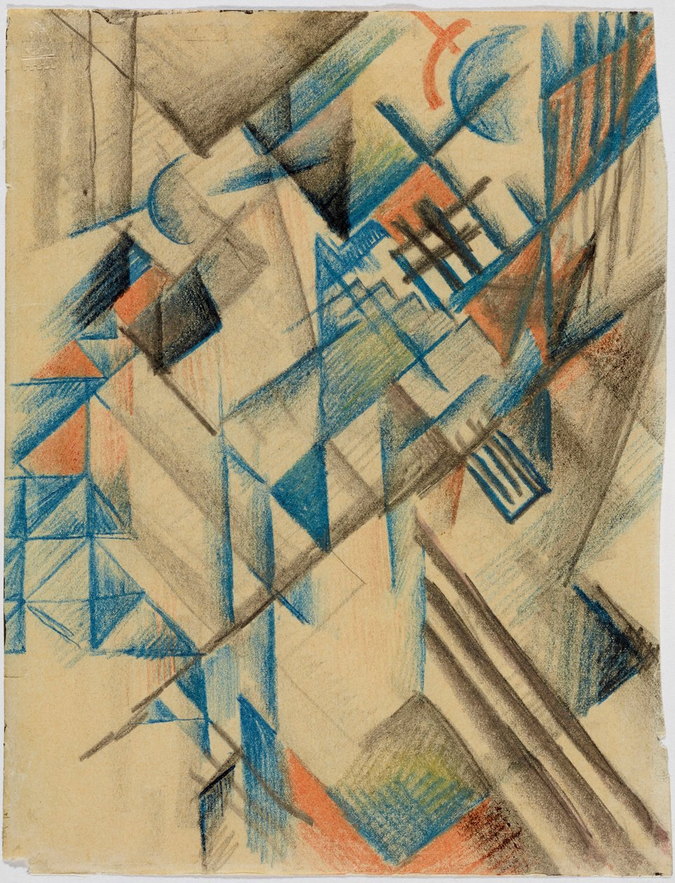 Abstracte vormen II door August Macke