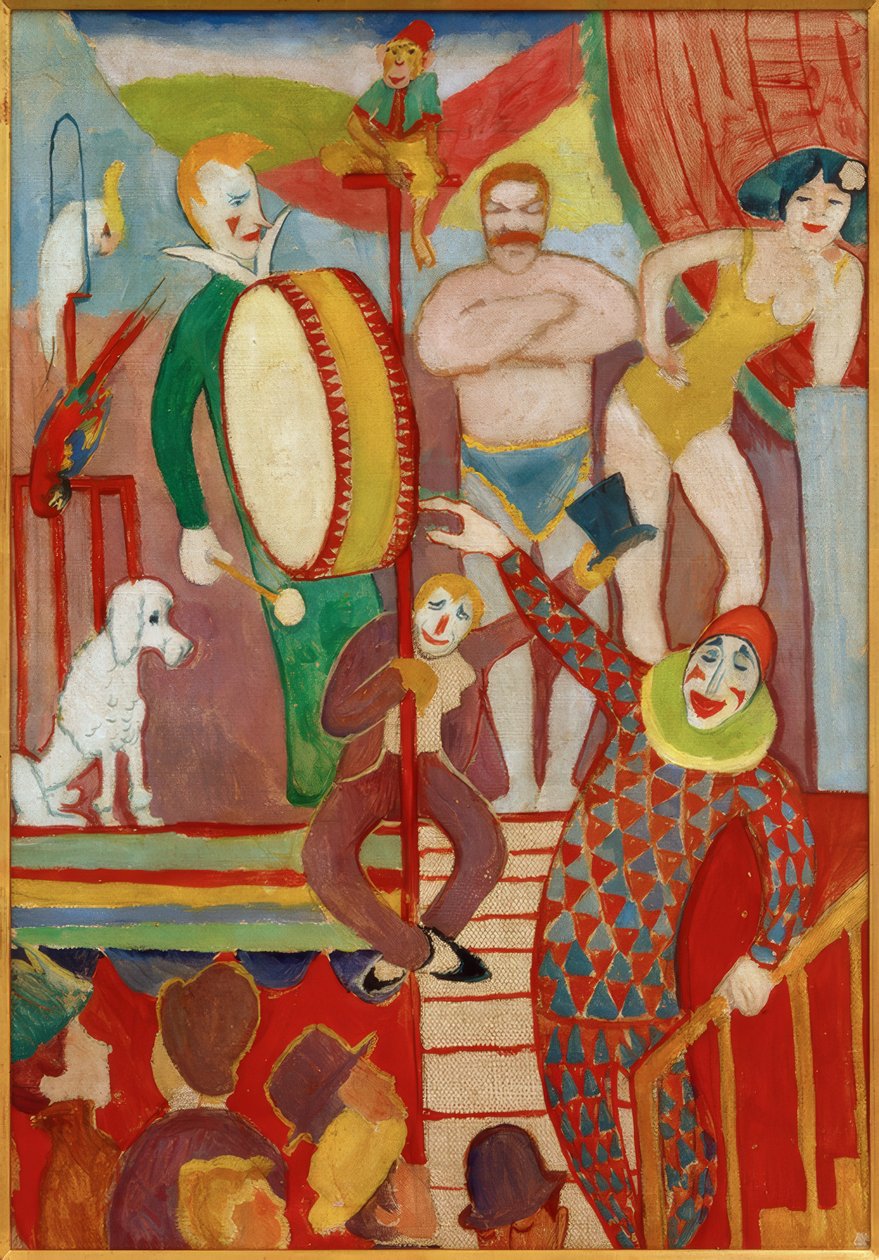 Circuswereld I door August Macke