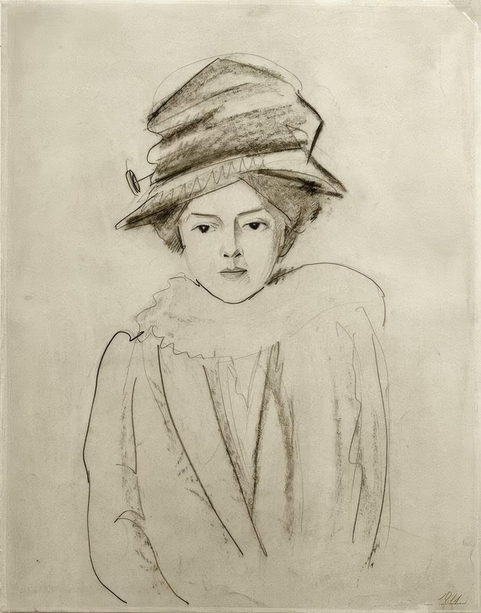 Portret van Elly Jost door August Macke