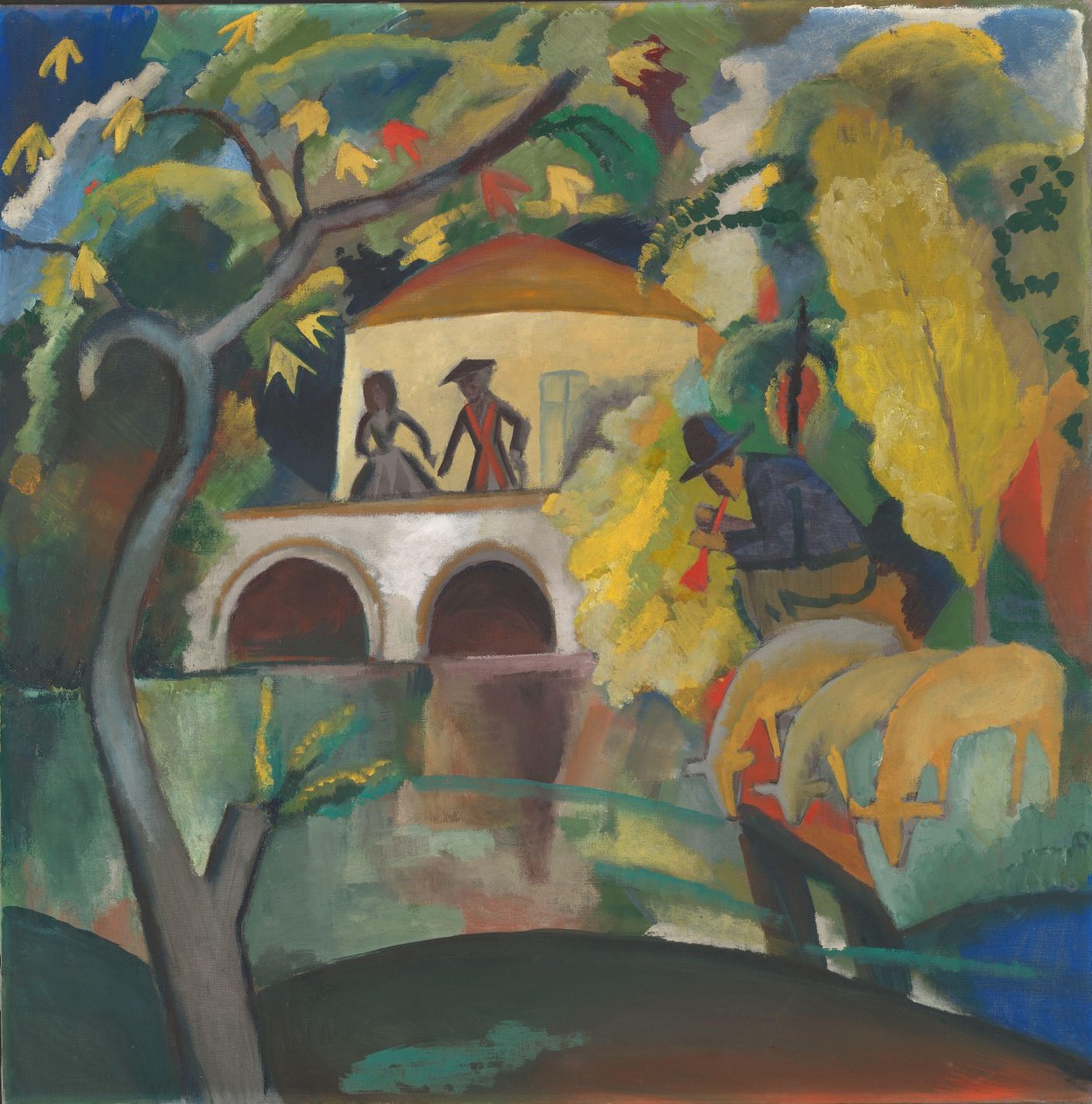 Rococo door August Macke