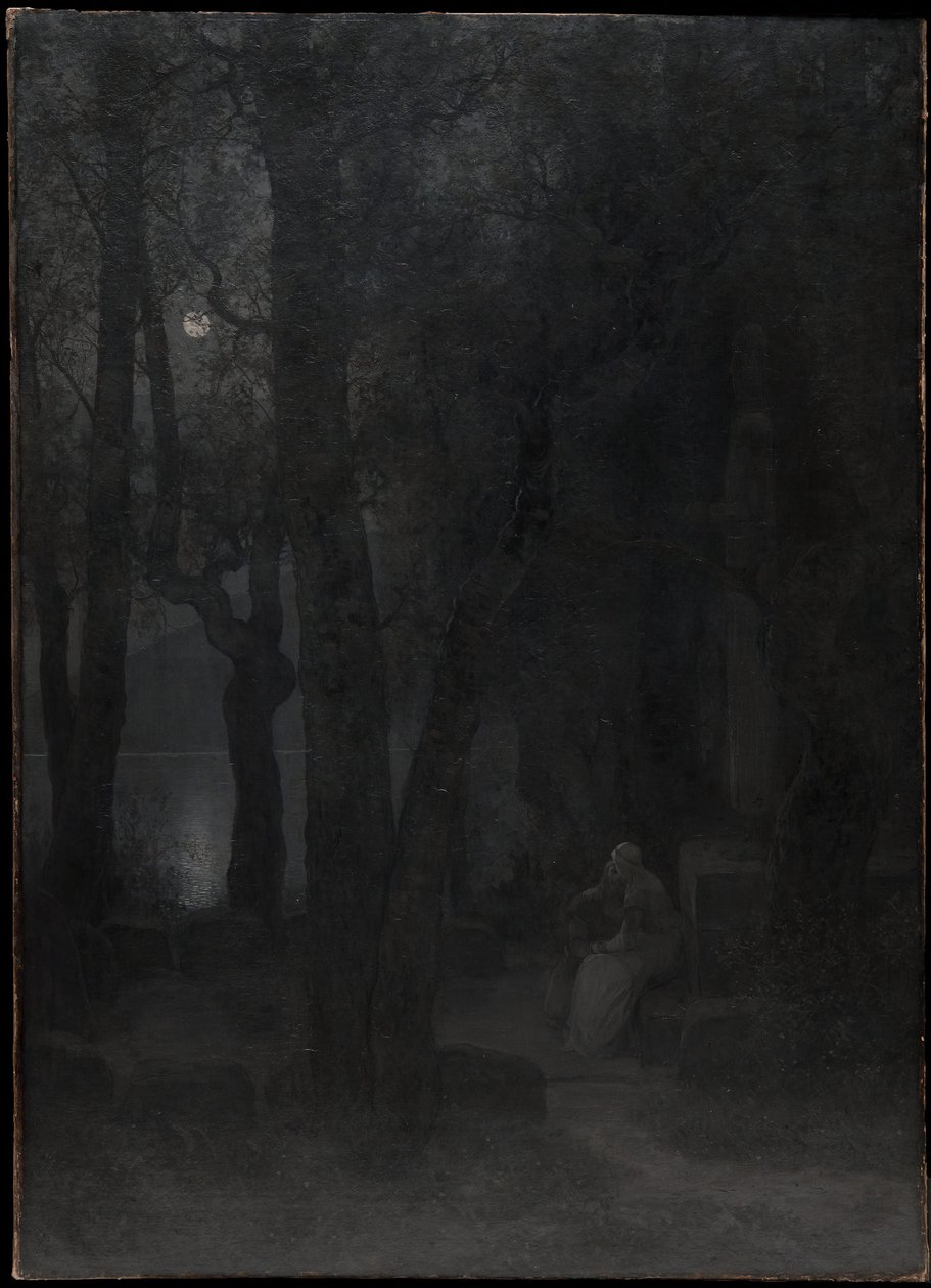 Het geluk van Frithiof (uit de sage van Frithiof) door August Malmström
