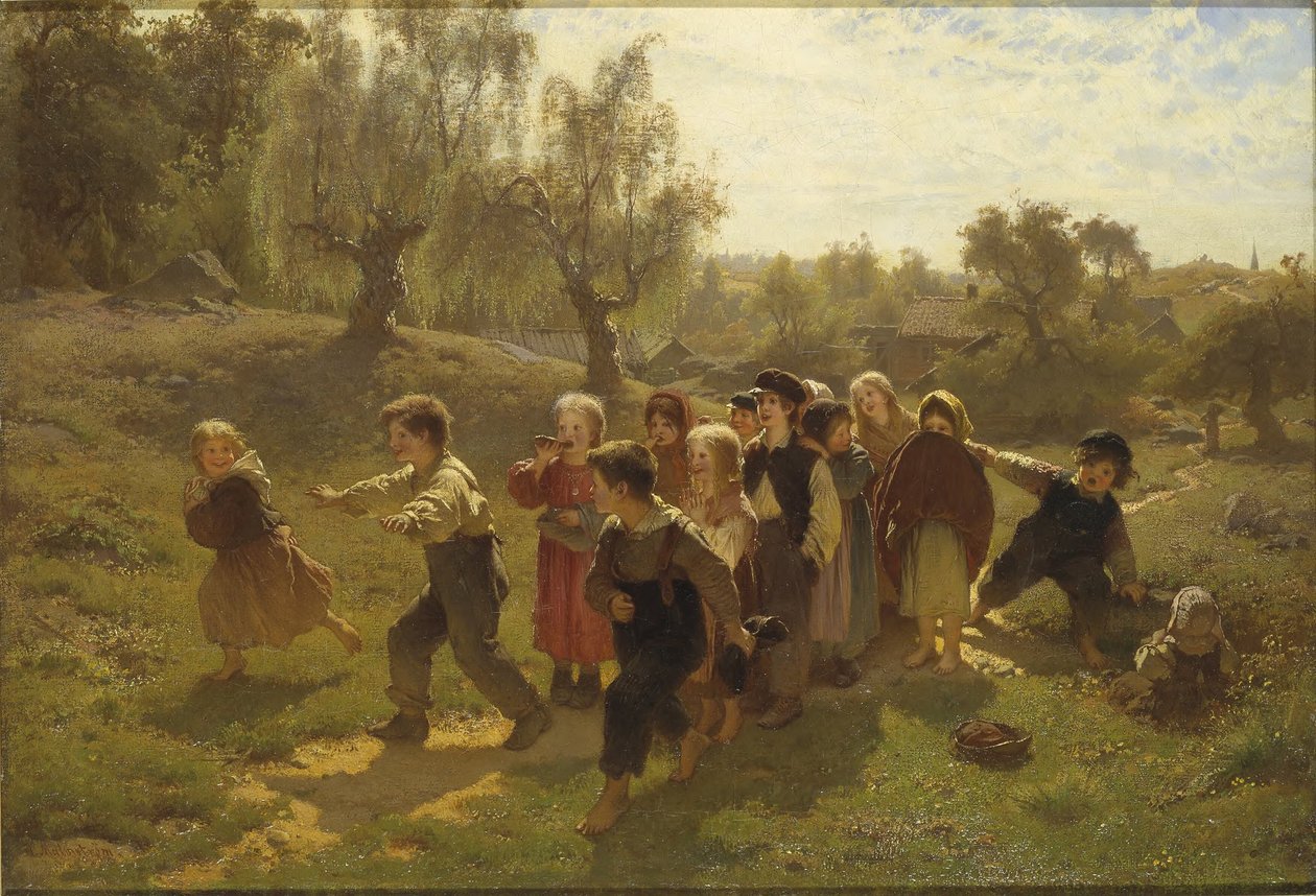 Het spel door August Malmström