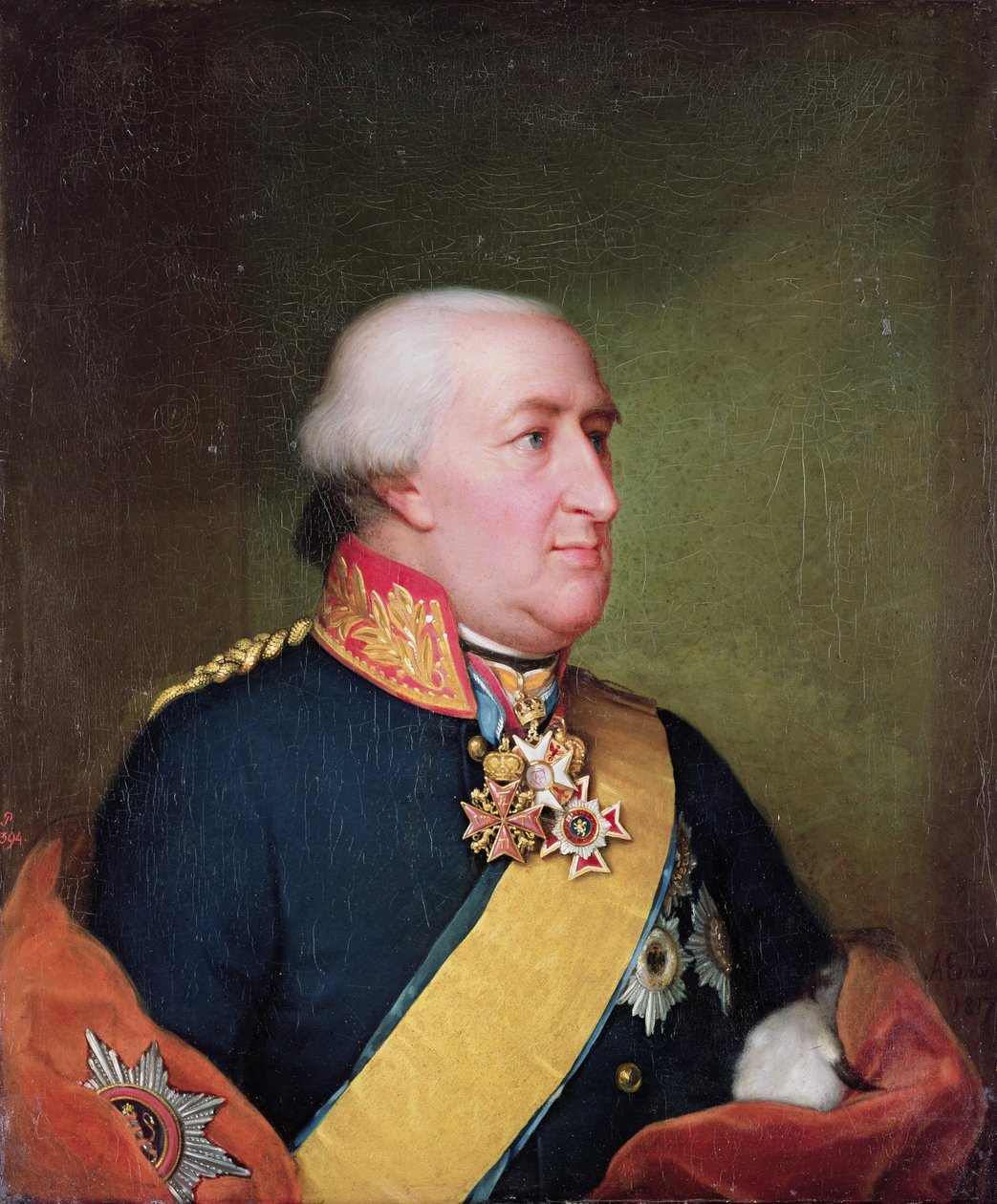 Keurvorst Wilhelm I von Hessen-Kassel (1743-1821), 1817 door August von der Embde