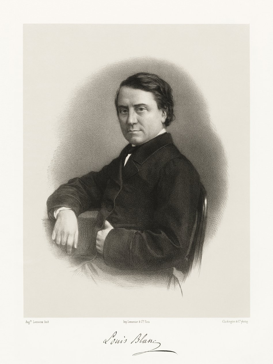 Louis Blanc door Auguste Charles Lemoine