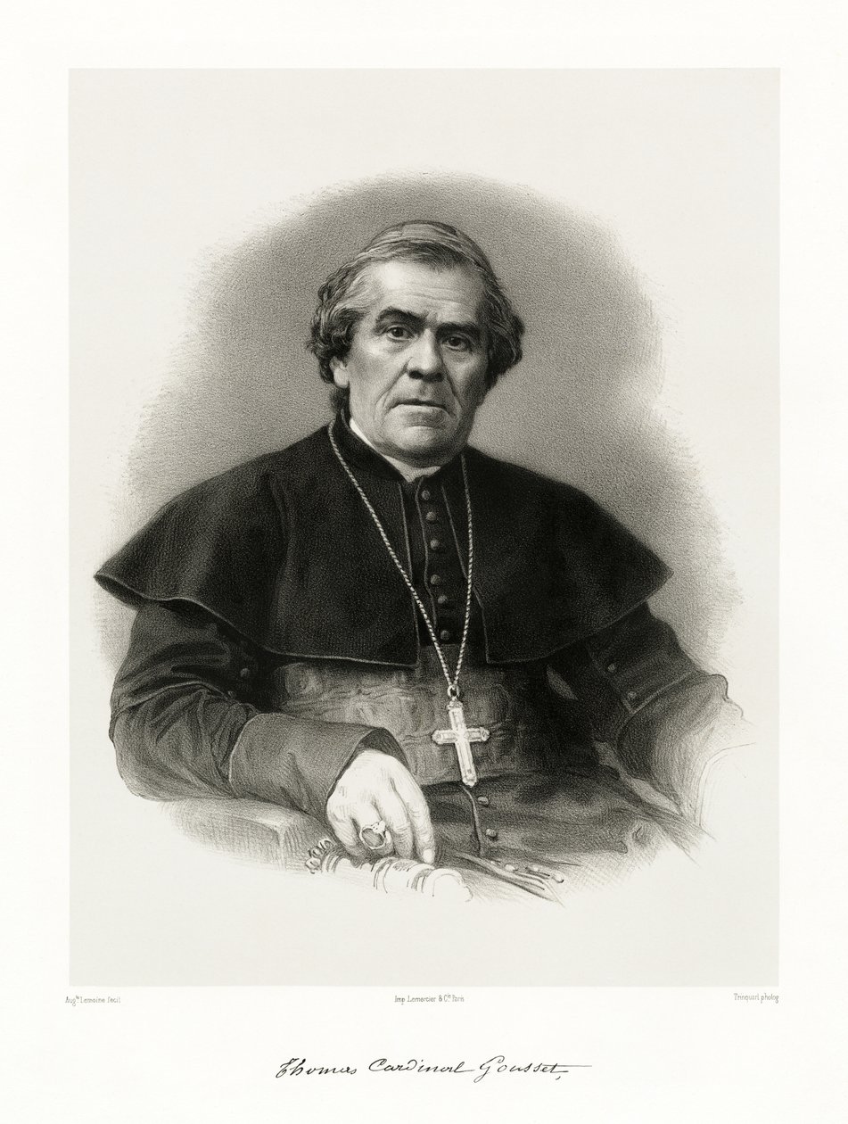 Thomas Marie Joseph Gousset door Auguste Charles Lemoine