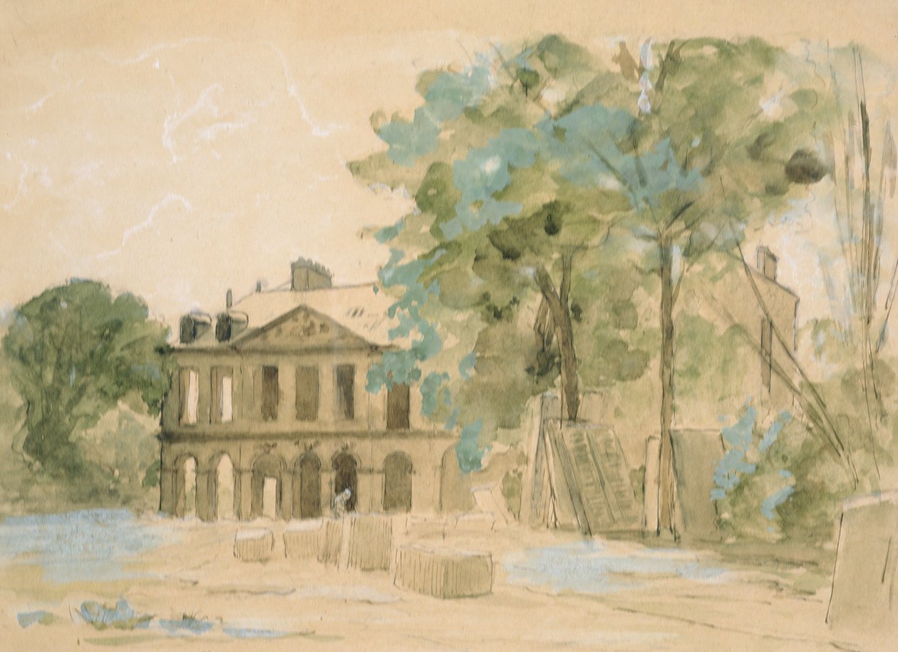 De Sloop van het Kasteel van Puteaux door Auguste Durst