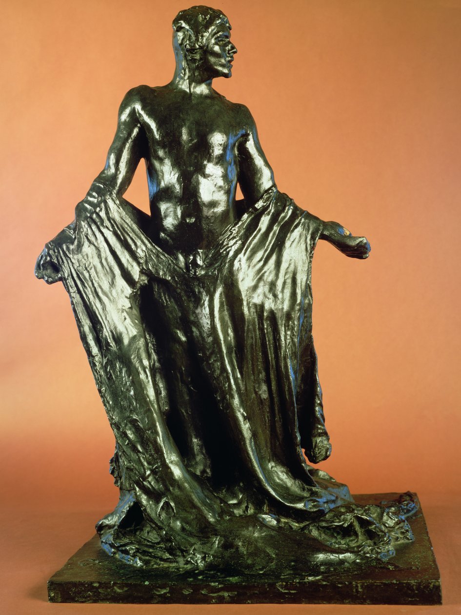 Studie voor Jean de Fiennes, uit de Burgers van Calais, c.1905-10 (brons) door Auguste Rodin