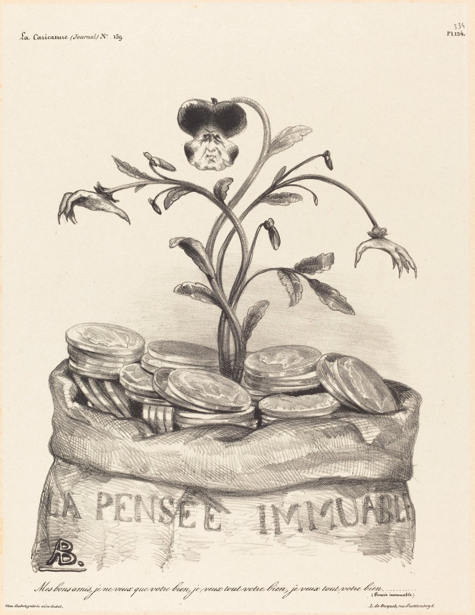 De onveranderlijke gedachte door Auguste Bouquet