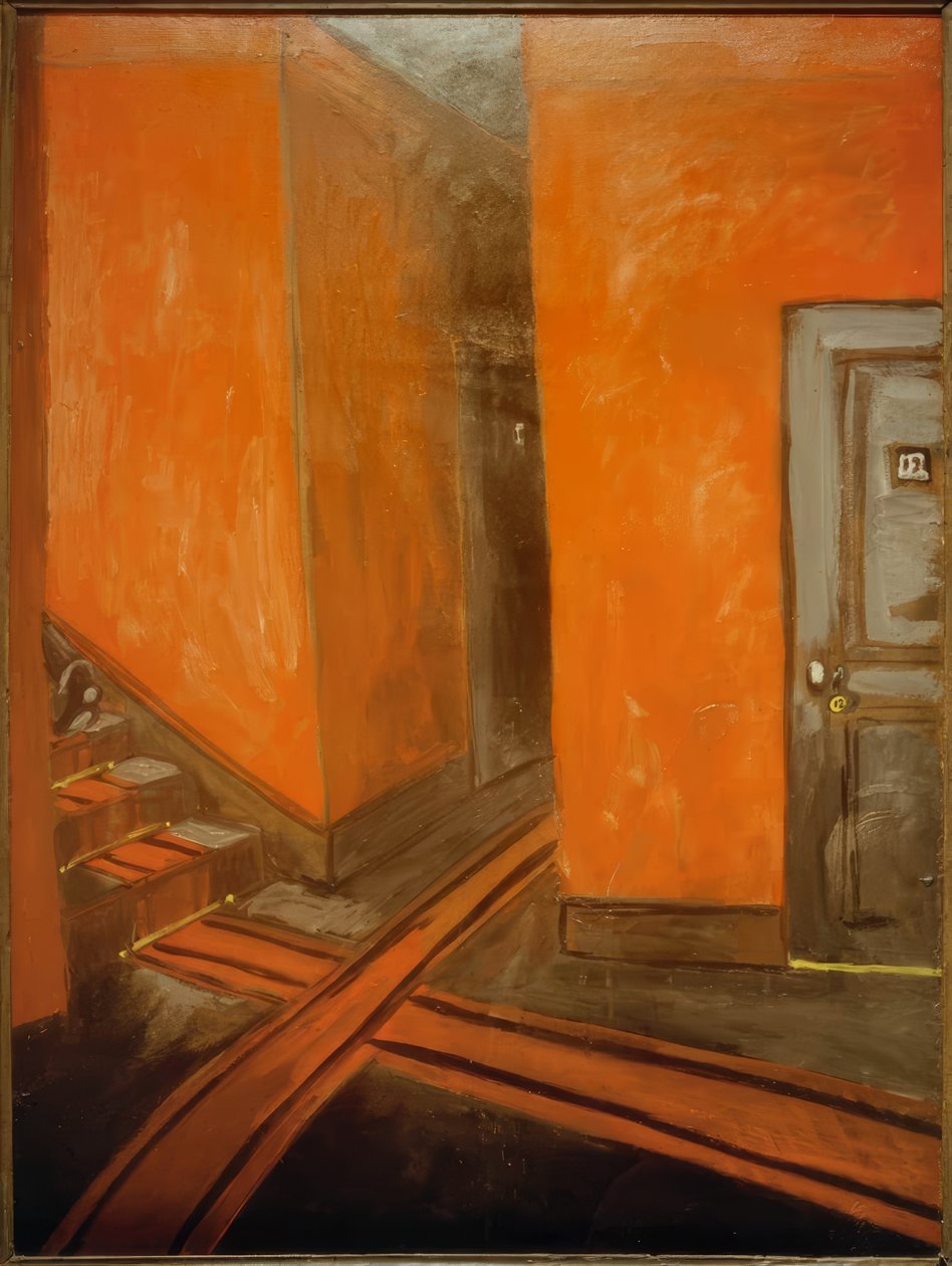 Hotelflur von Auguste Chabaud