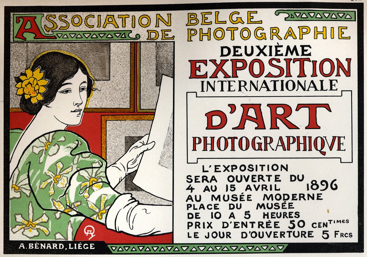 Fotografische kunsttentoonstelling in het Musee Moderne, Brussel door Auguste Donnay