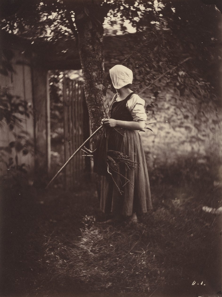 Boer,c. 1870 (foto) door Auguste Giraudon