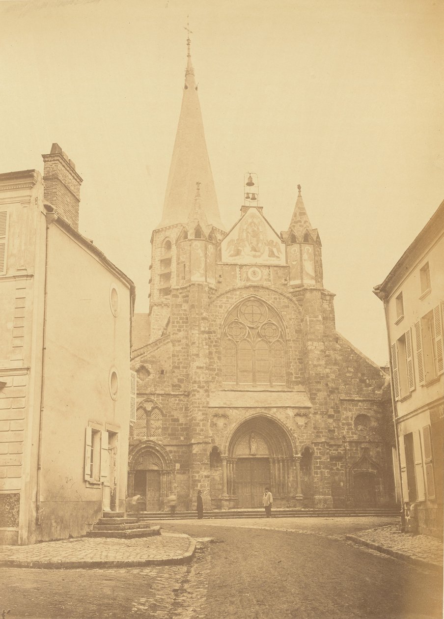 Eglise de Priseaux (Loiret) Bij het station van Ce Nom door Auguste Hippolyte Collard