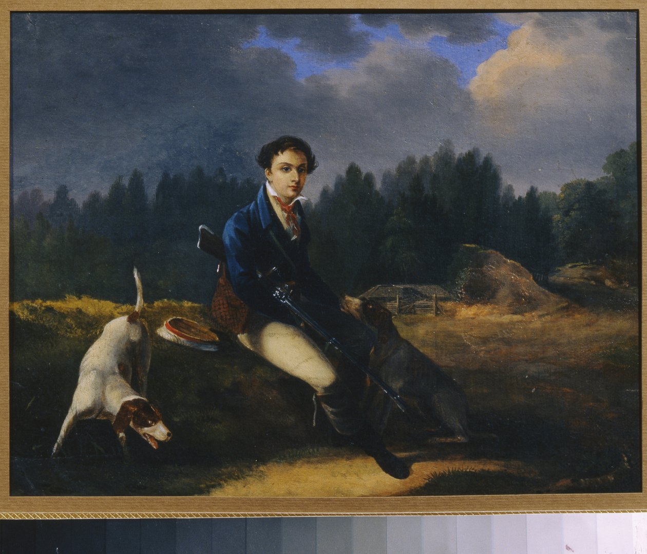 Portret van Nikita Vsevolzhsky (1799-1862), oprichter van de Groene Lamp vereniging door Auguste Joseph Desarnod