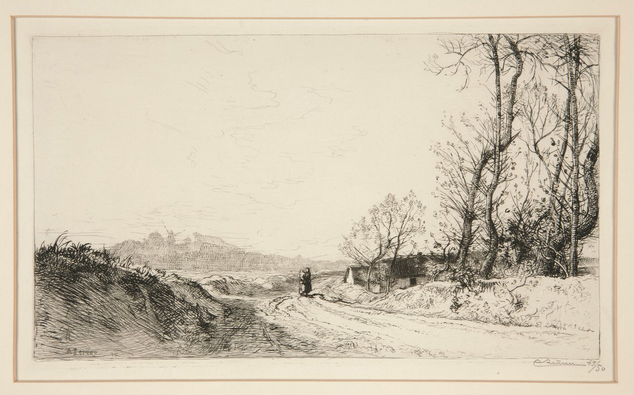 Laatste Bladeren (Vendée) door Auguste Lepere