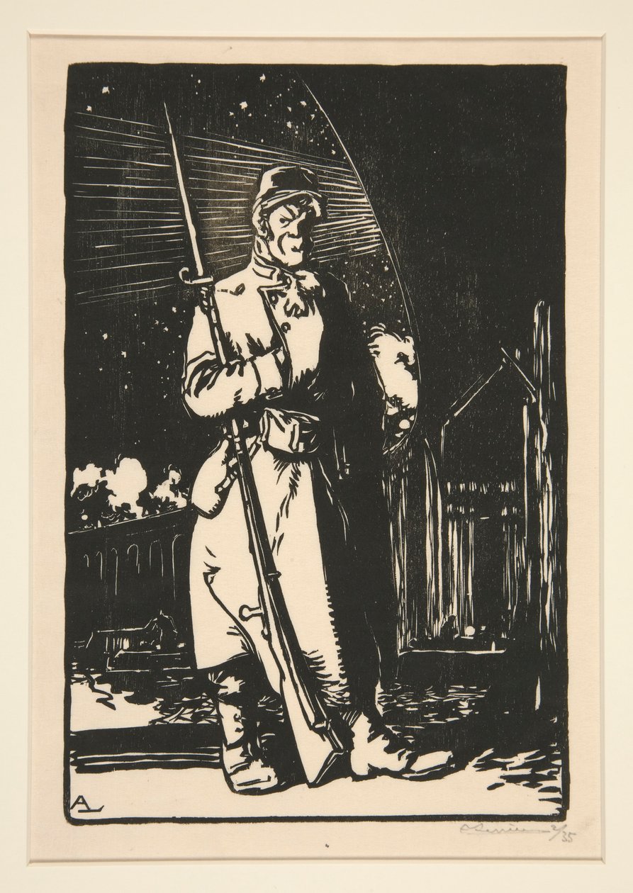 Le G. V. C. (Gardes des voies de communications) door Auguste Lepere