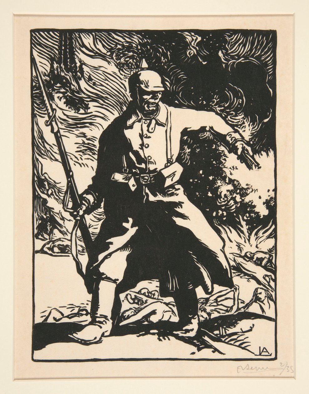 De Pruisische Soldaat door Auguste Lepere