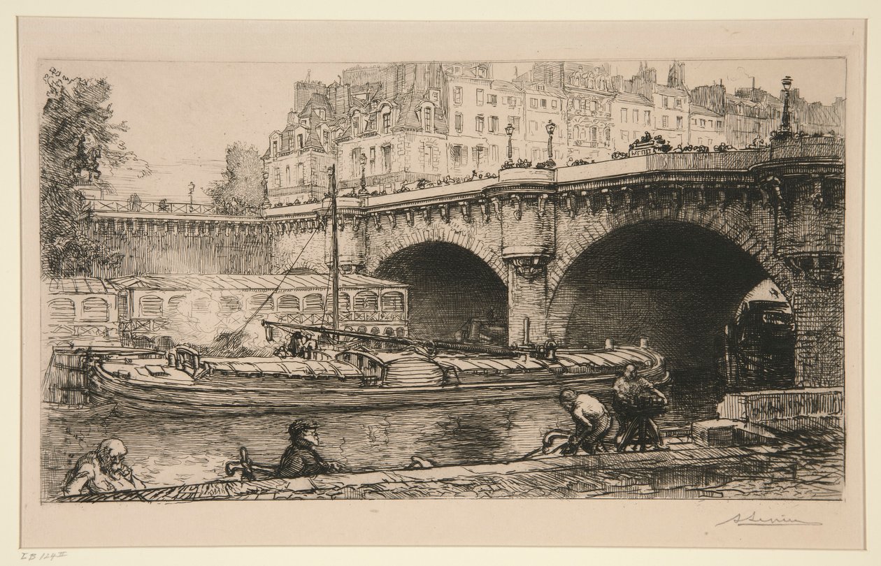 Pont Neuf door Auguste Lepere