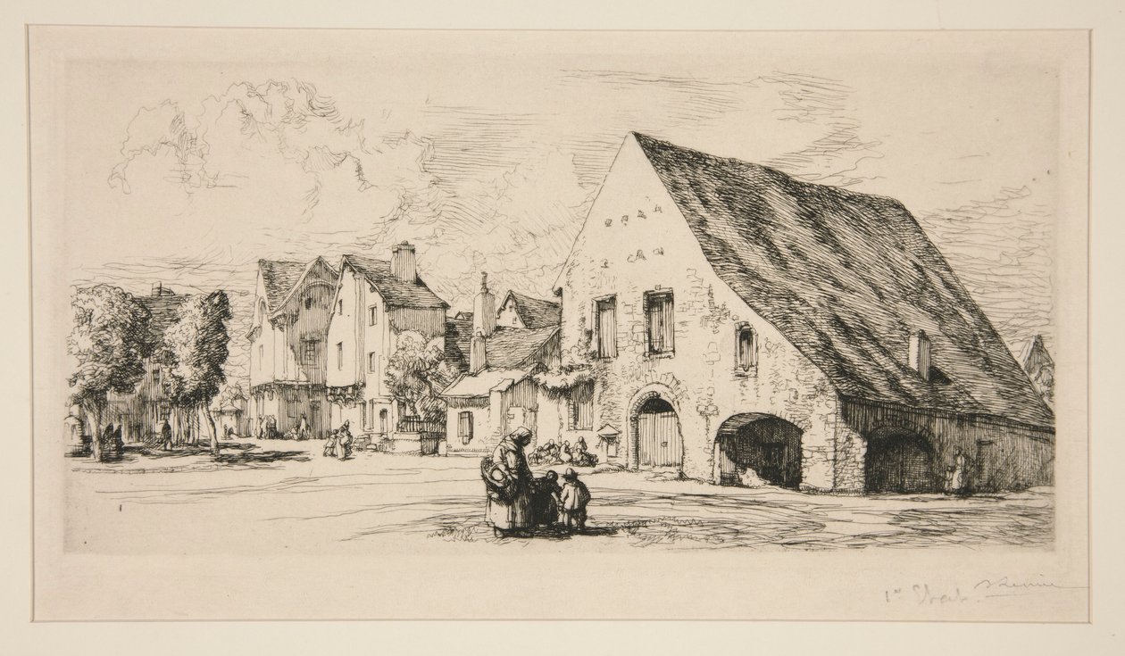 Provins (Seine-et-Marne) door Auguste Lepere