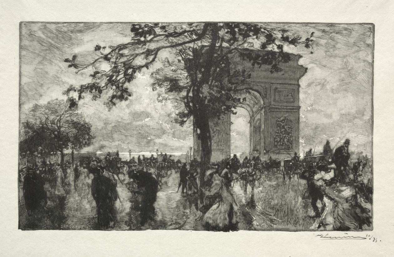 Terugkeer uit het Bos door Auguste Louis Lepère