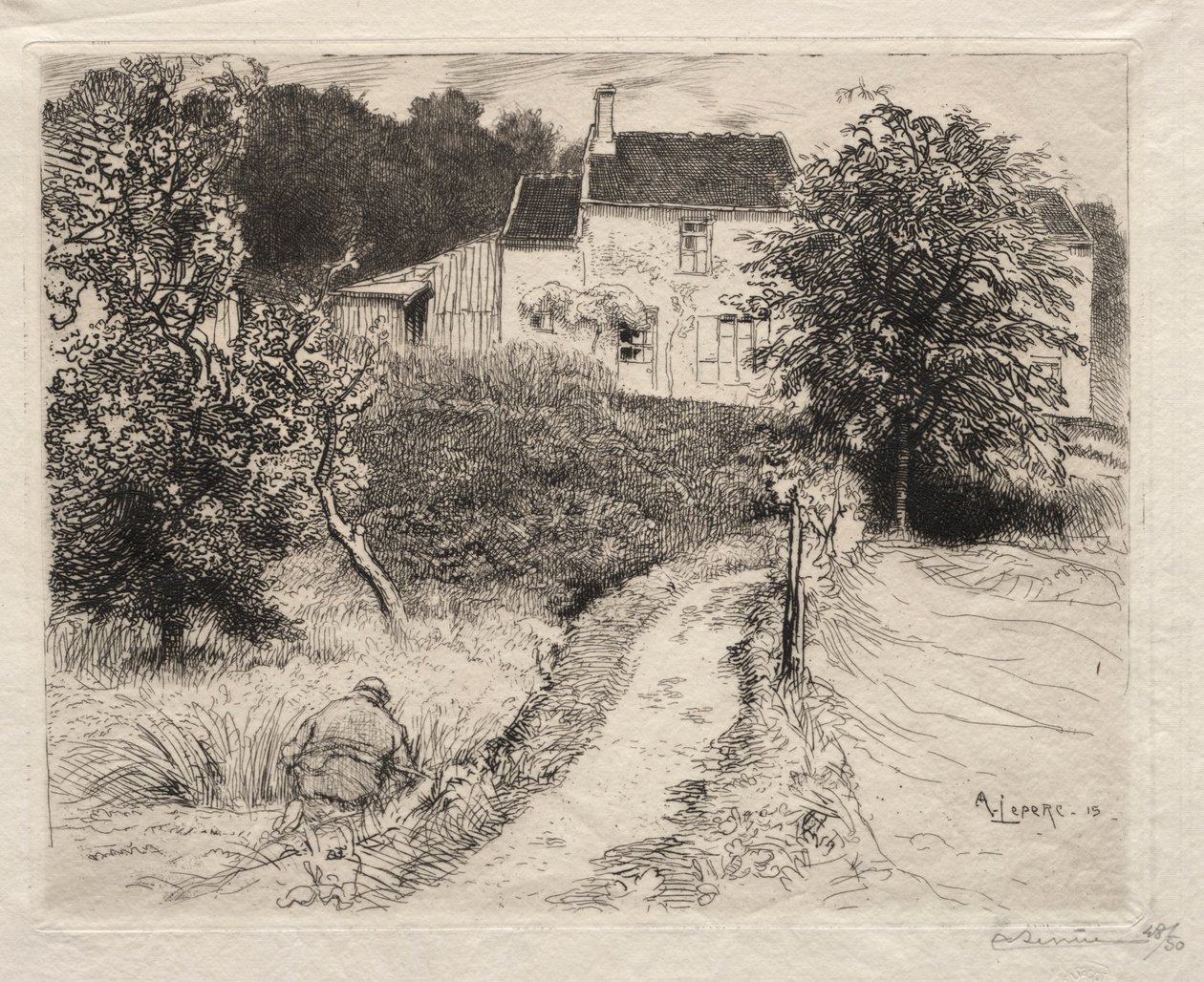 Een Bellot, 1915 door Auguste Louis Lepère