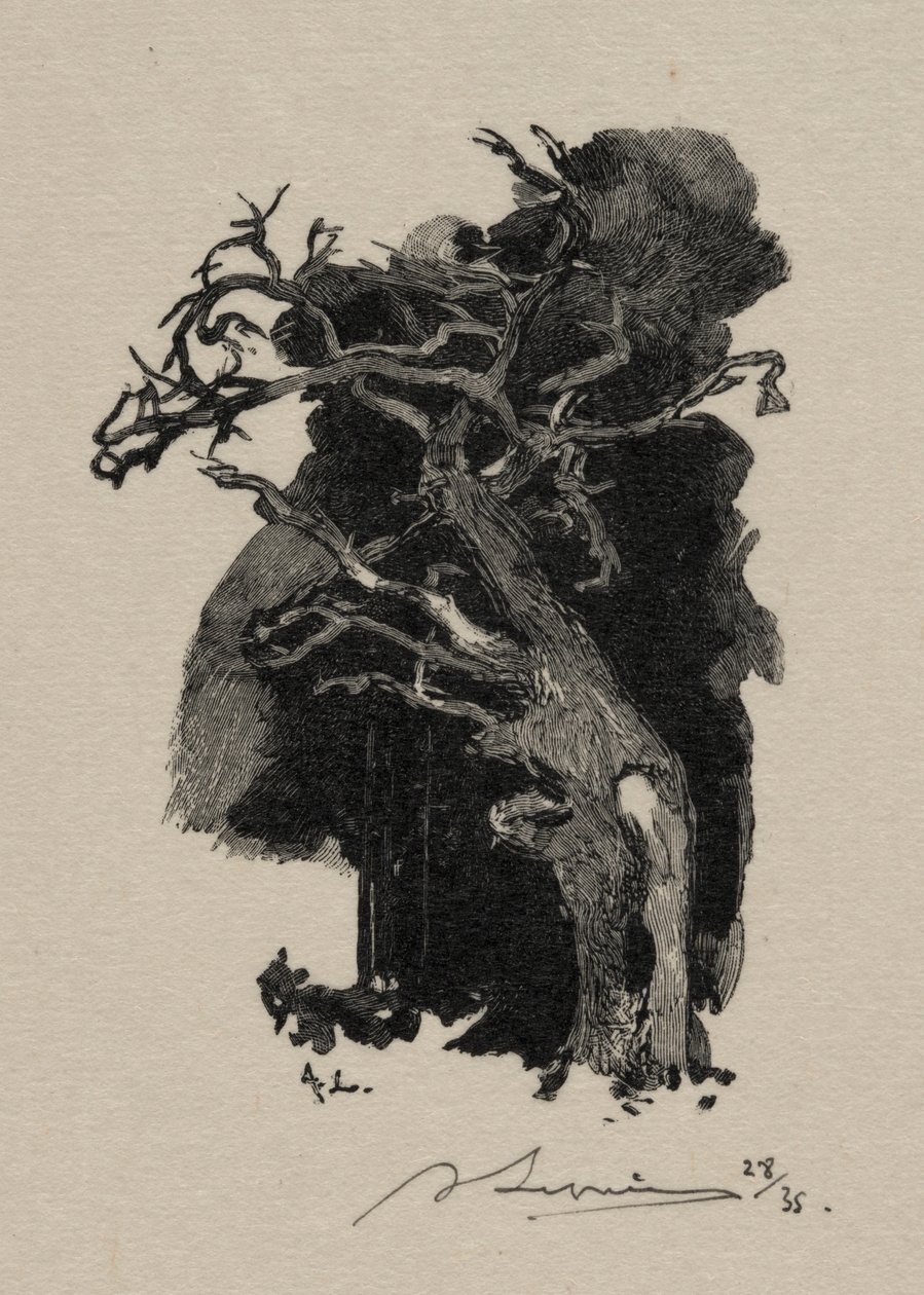 Le Rageur door Auguste Louis Lepère