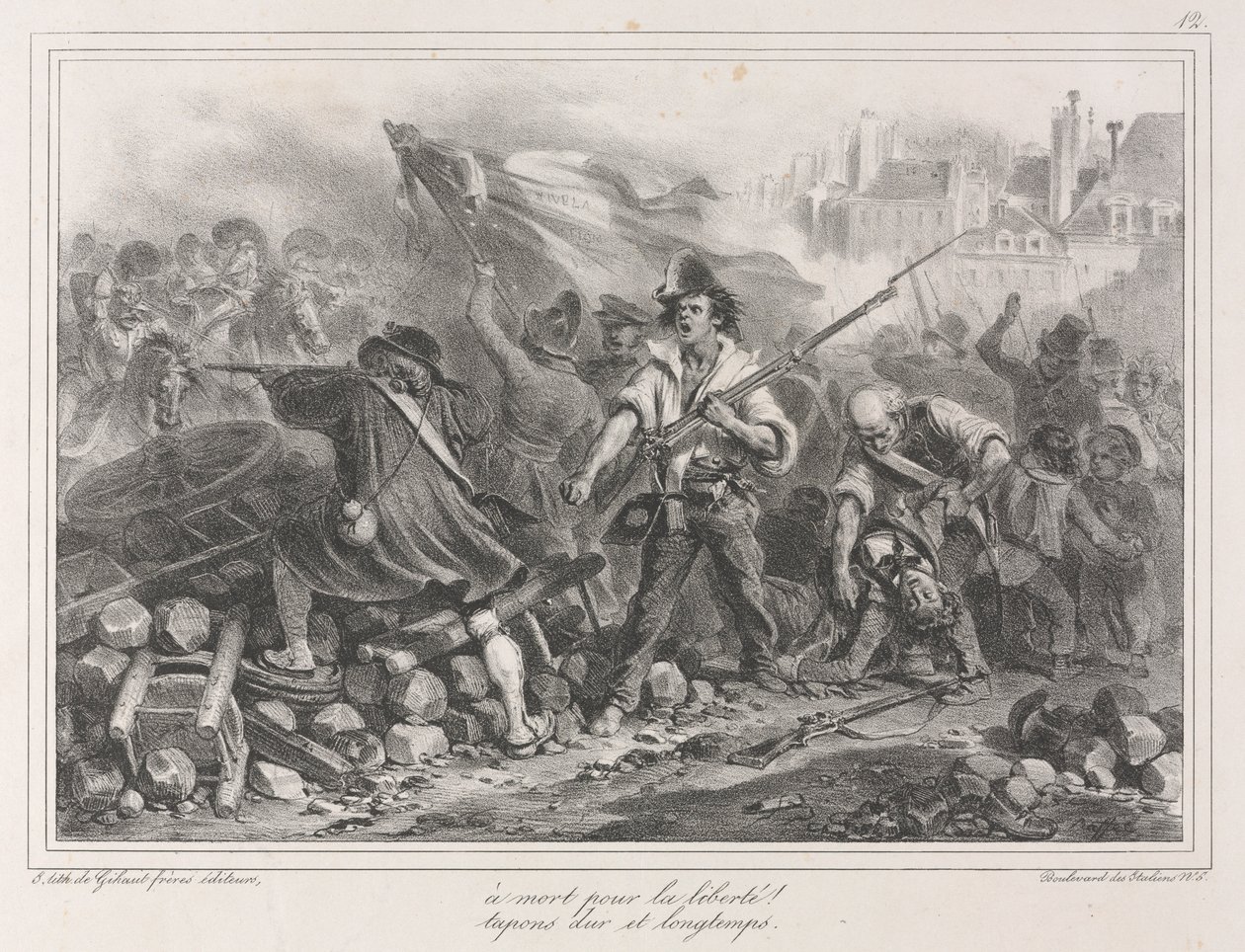 Album van 1831: Vrijheid of dood!, 1831 door Auguste Raffet