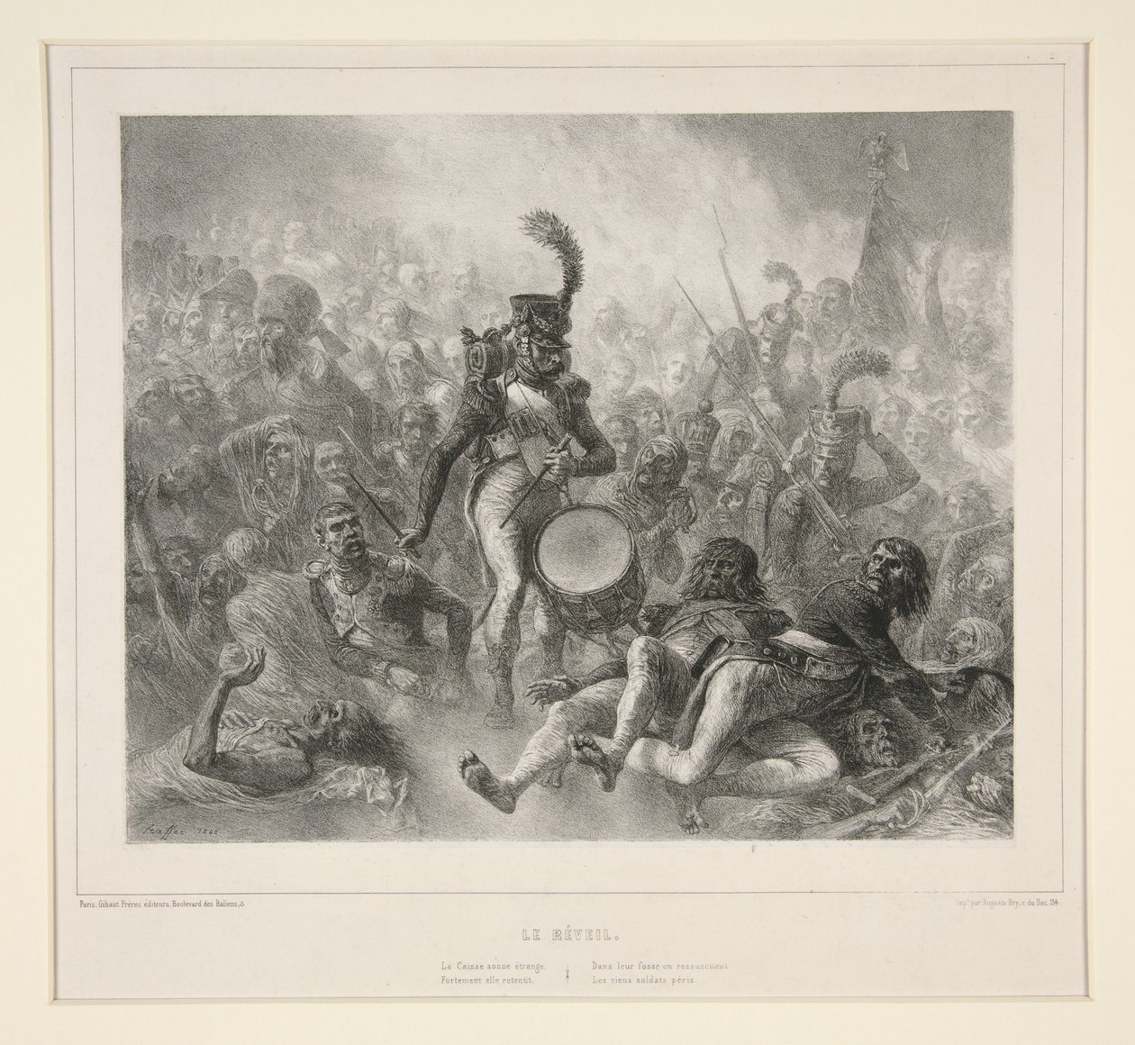 Het ontwaken door Auguste Raffet