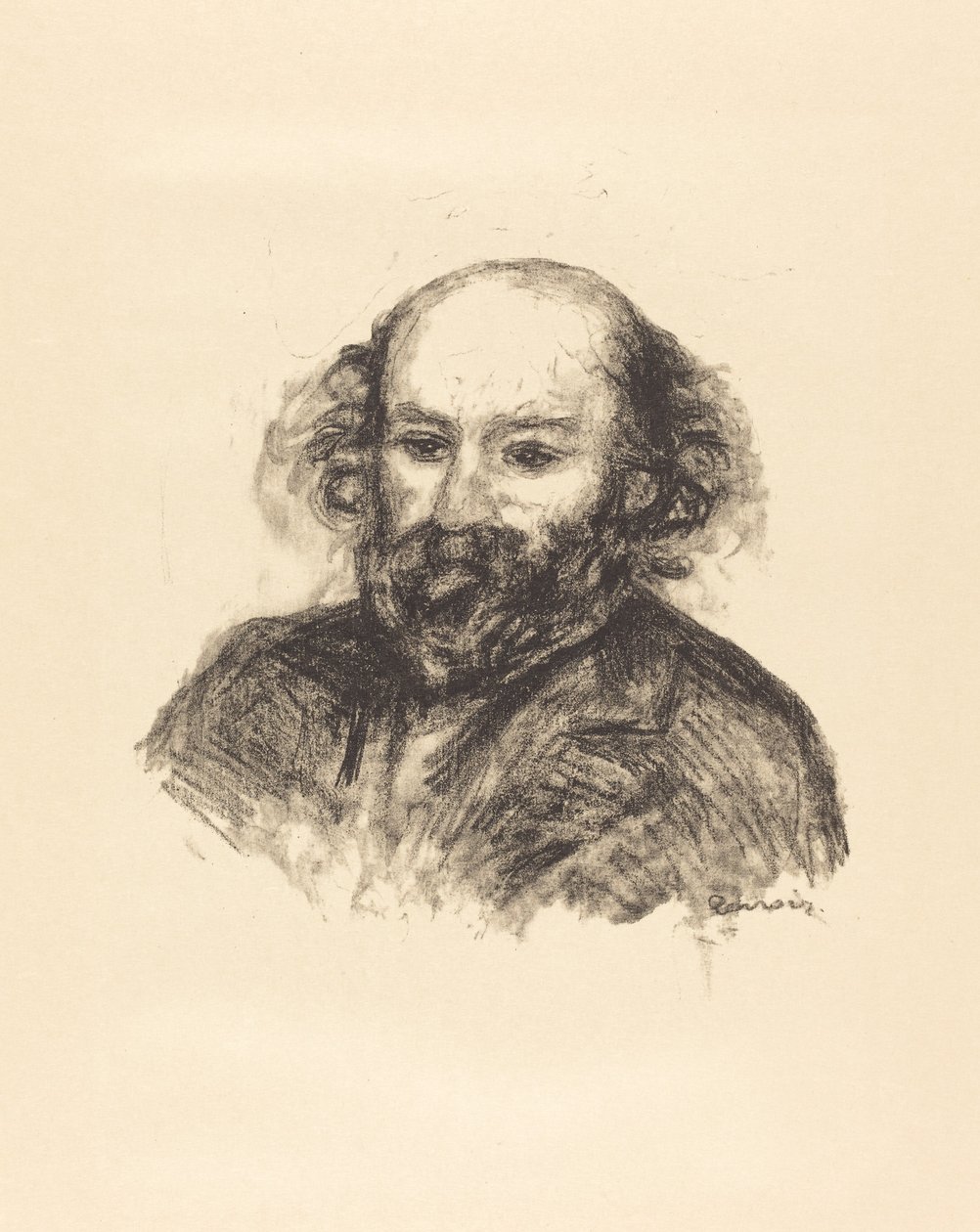 Paul Cézanne door Auguste Renoir