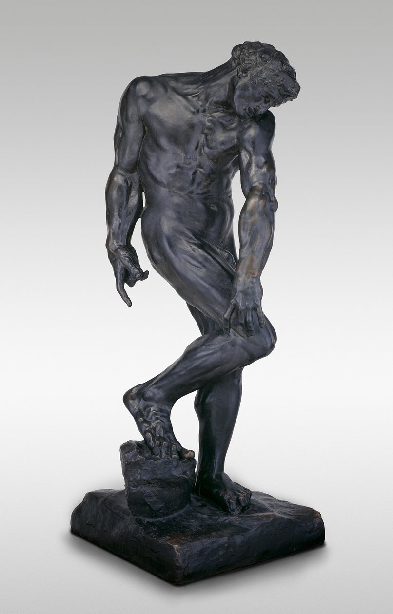 Adam, gemodelleerd door Auguste Rodin