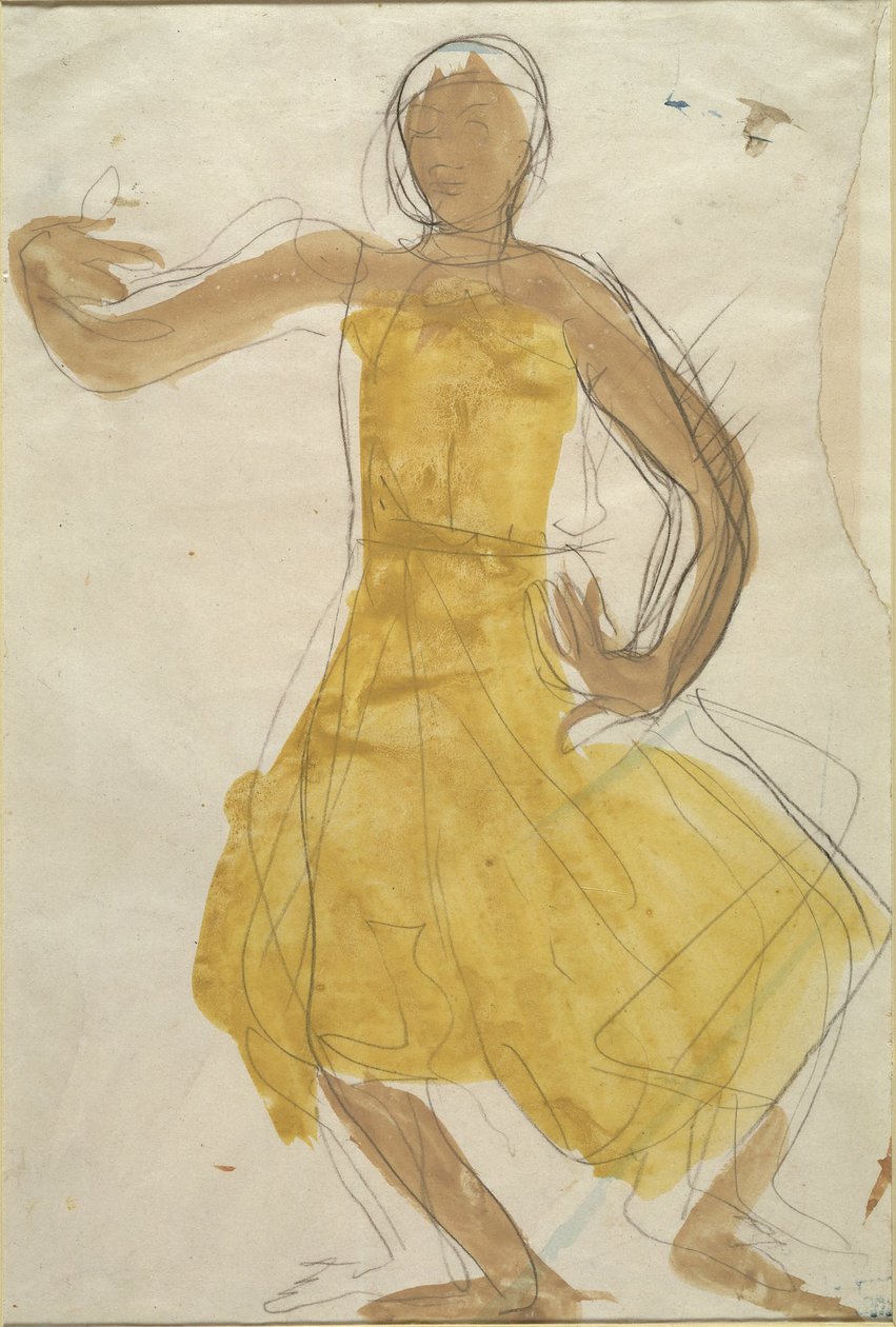 Danser van het Koninklijk Cambodjaans Ballet door Auguste Rodin