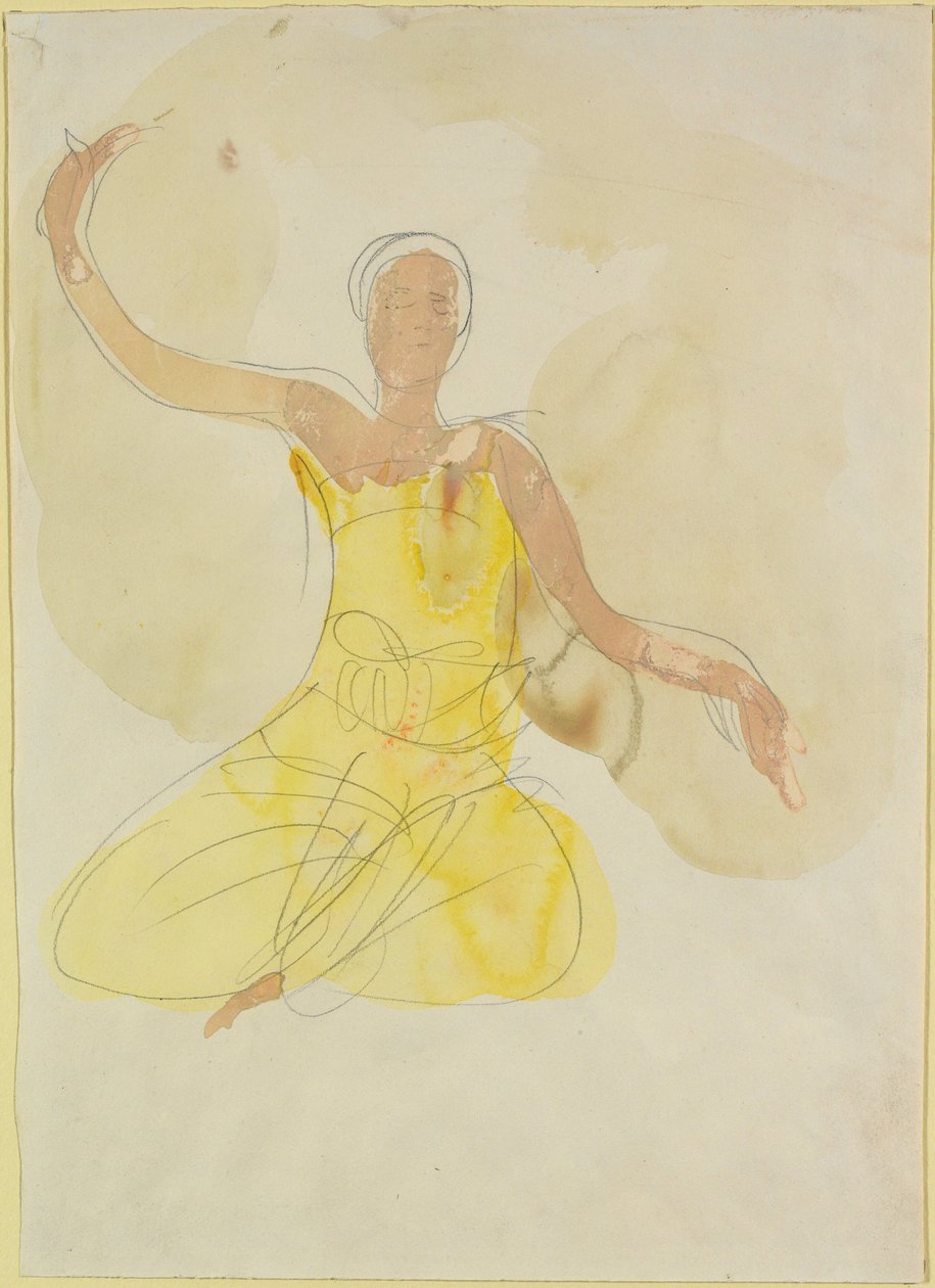 Tänzerin des Königlichen Kambodschanischen Balletts door Auguste Rodin